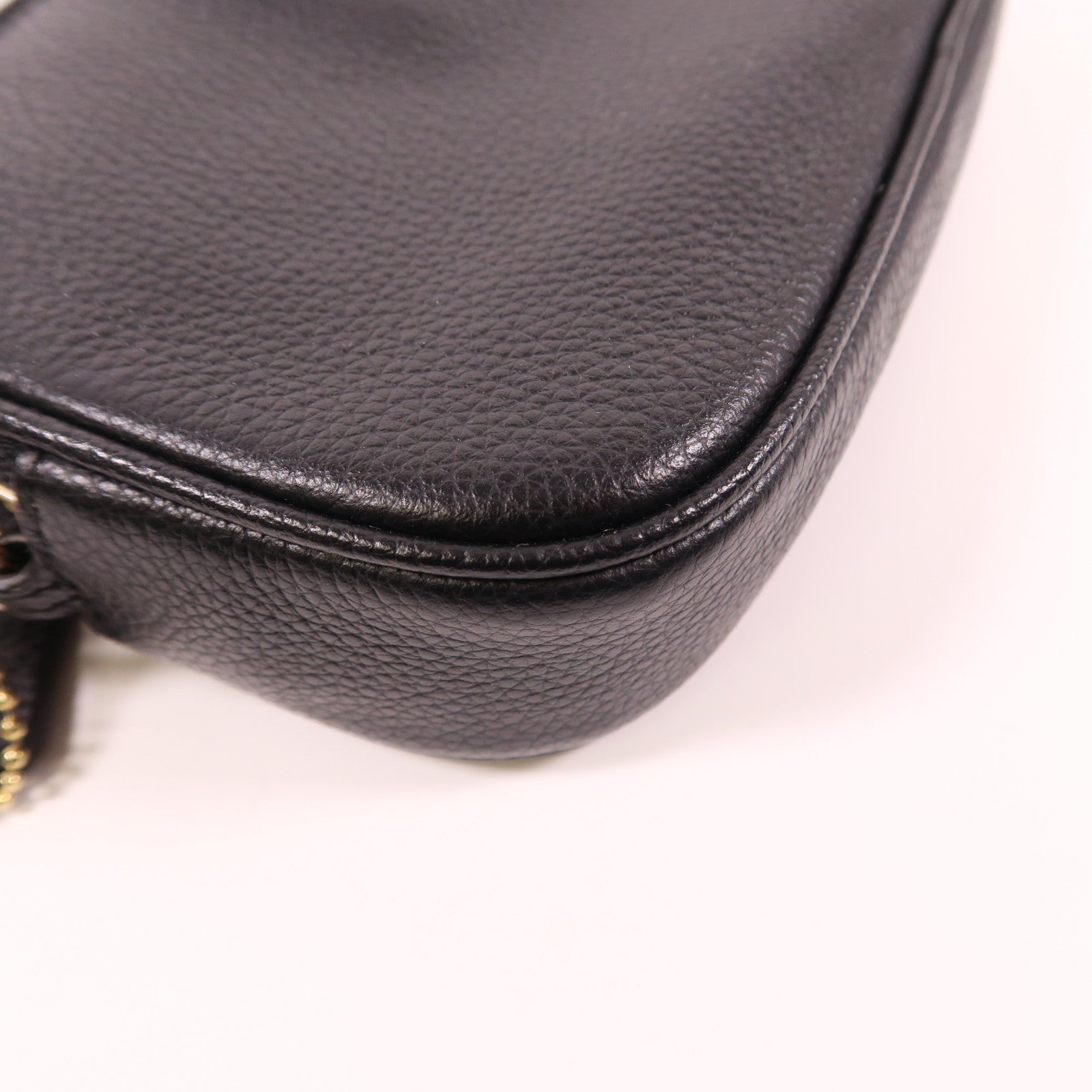 COACH 牛皮皮革2 Way Shoulder金扣手挽肩背兩用袋