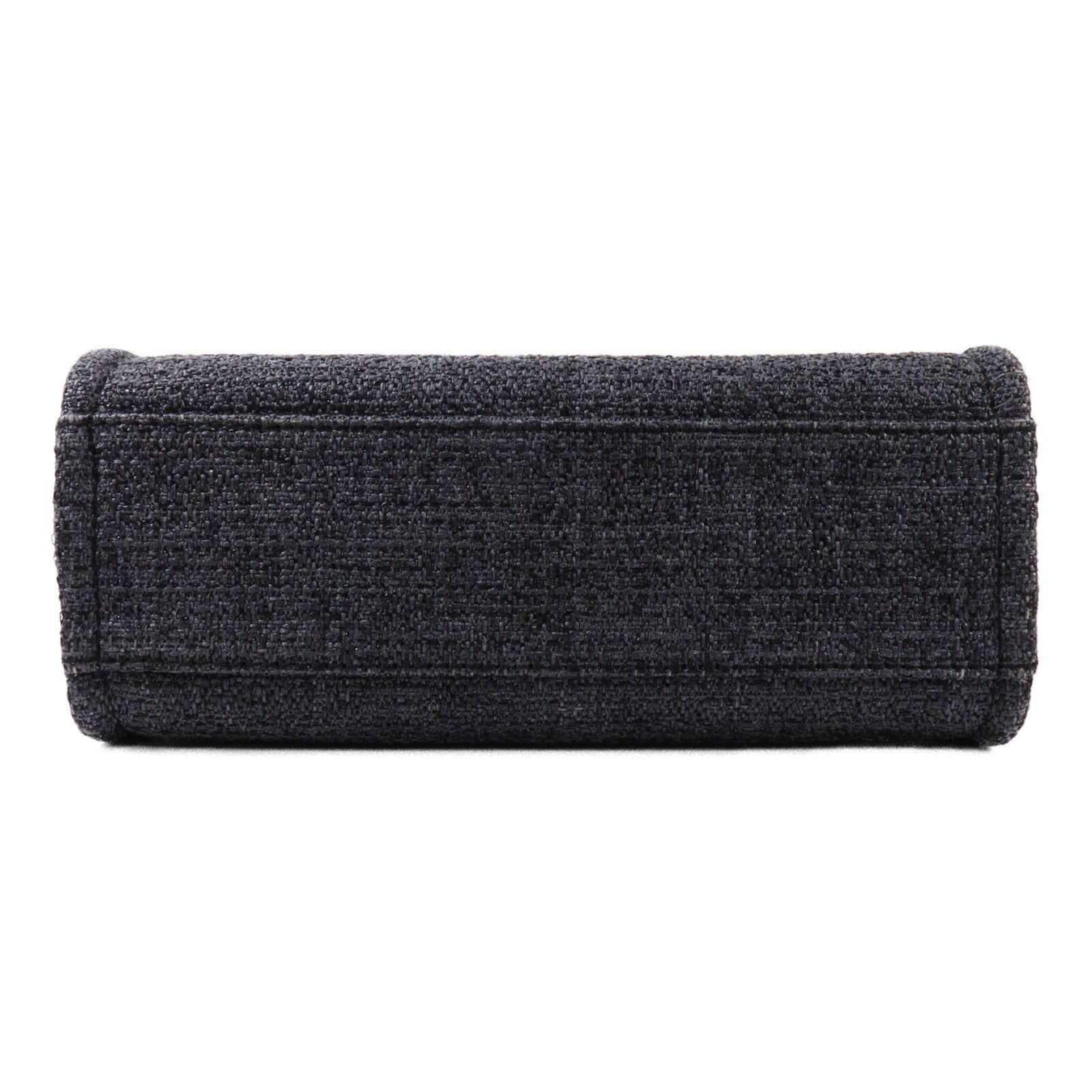 CHANEL 帆布Deauville PM鏈帶手挽袋