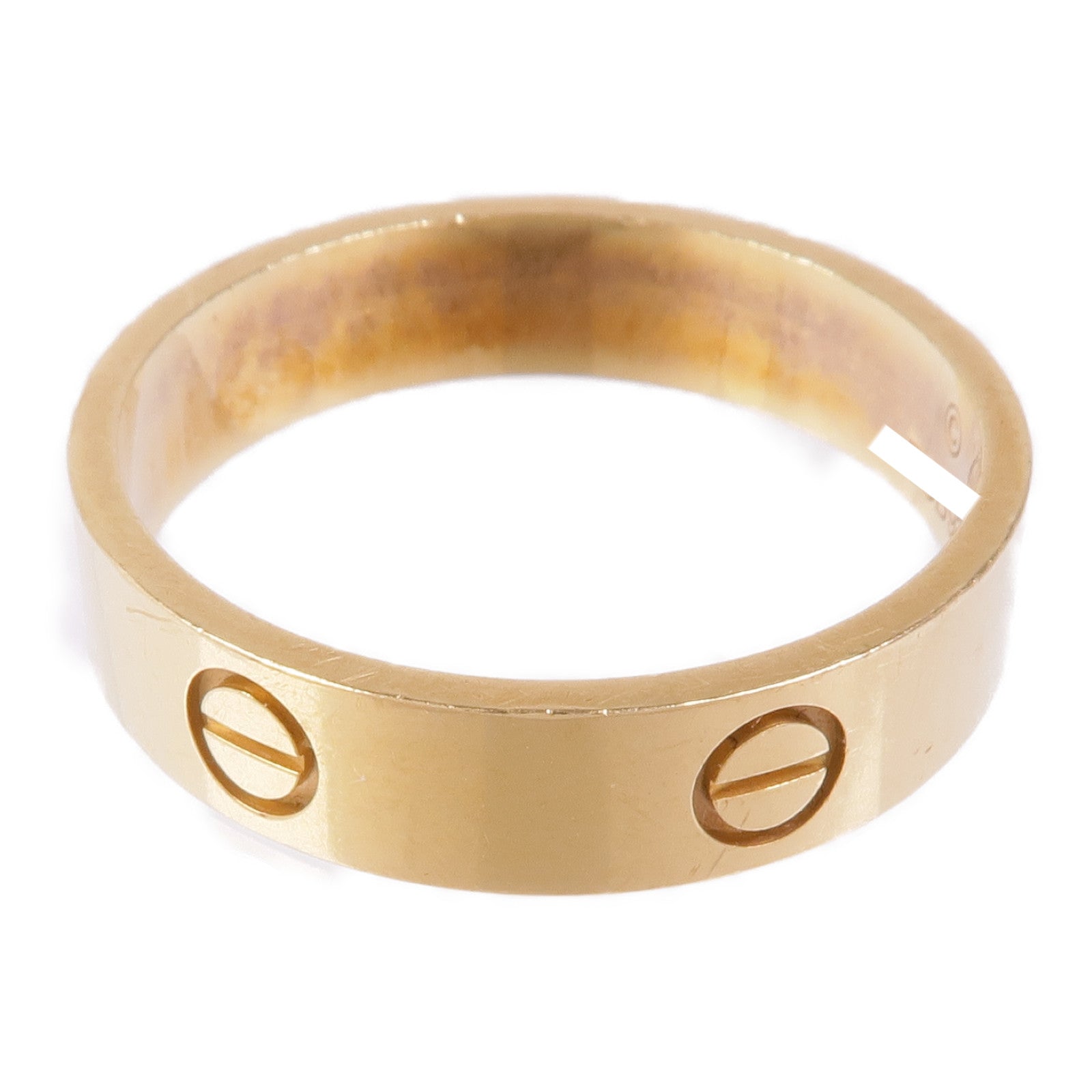 CARTIER 18K黃金Love Ring戒指Cartier#68/US#12