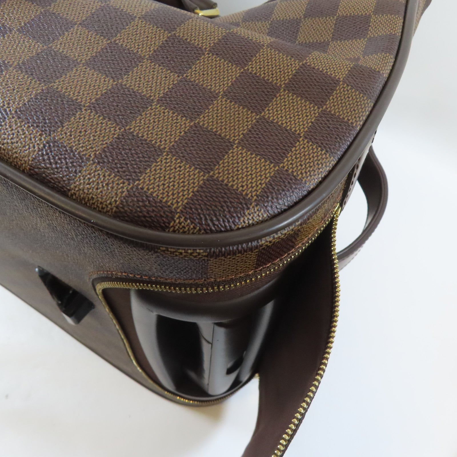 LOUIS VUITTON Damier Eole 50 Boston Carry Bag金扣手挽袋啡色