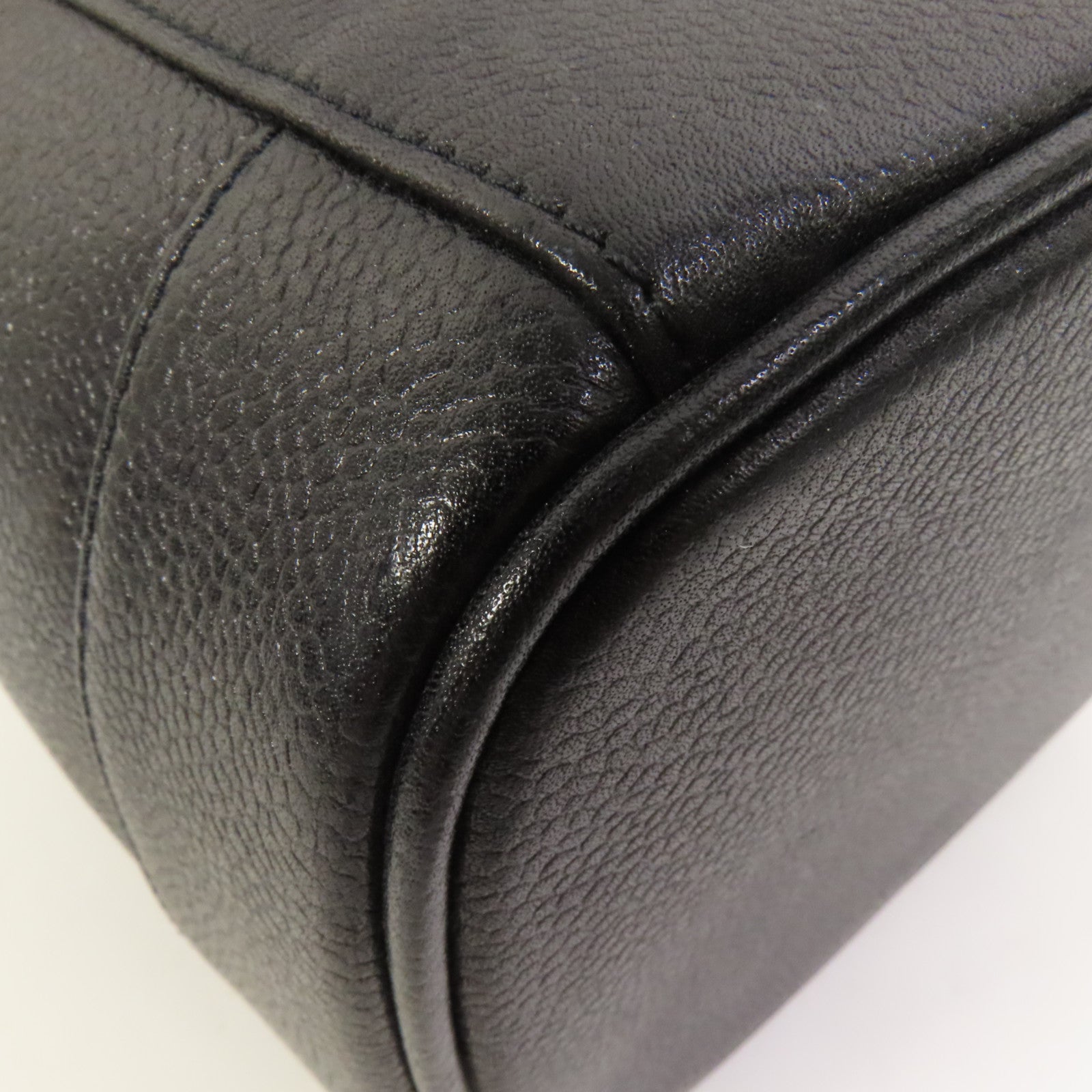 CHANEL 牛皮皮革Vintage Vanity Case金扣手挽袋
