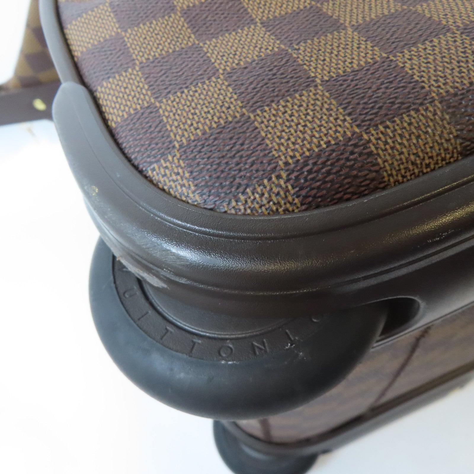 LOUIS VUITTON Damier Eole 50 Boston Carry Bag金扣手挽袋啡色