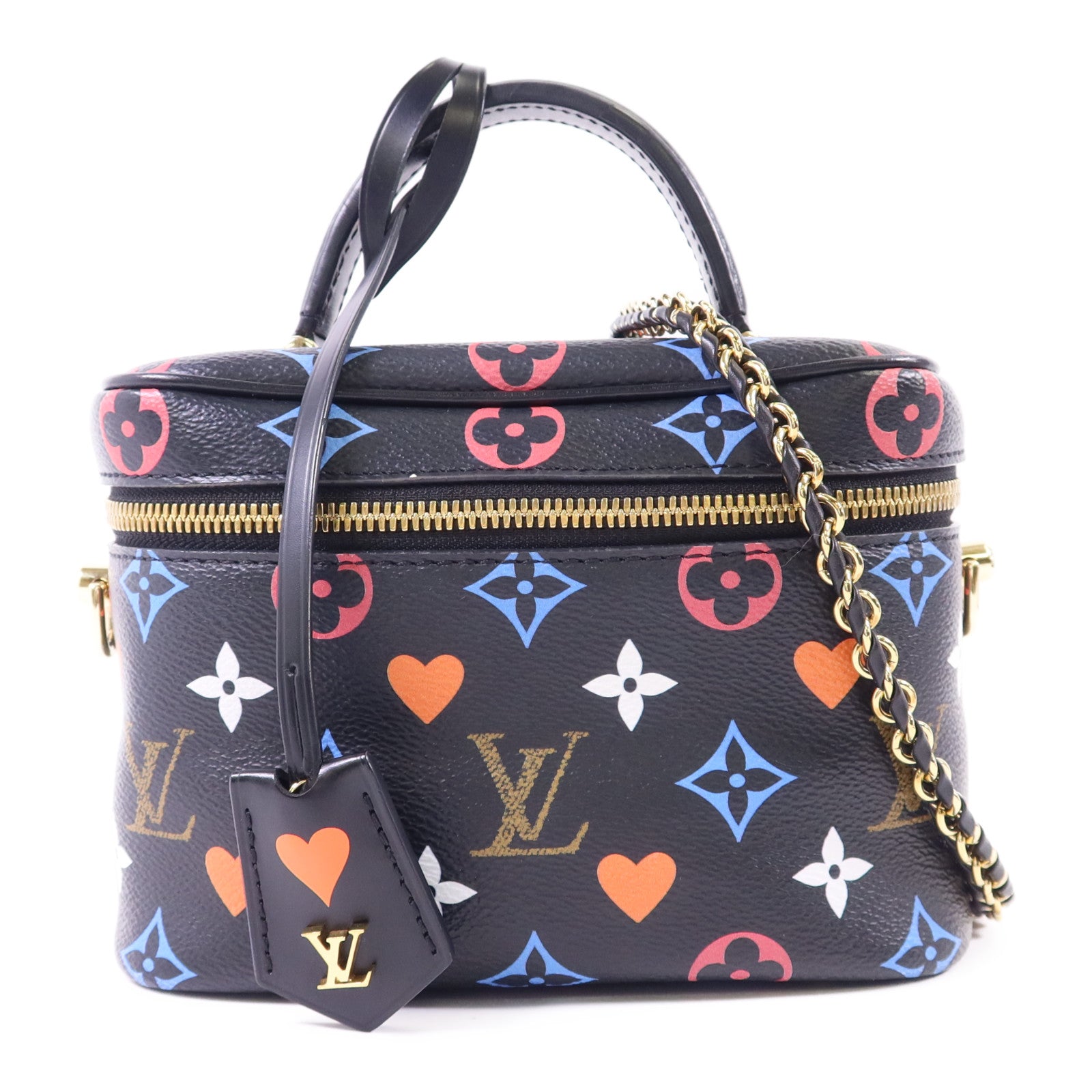 LOUIS VUITTON Monogram Game On Vanity PM金扣手挽肩背兩用袋