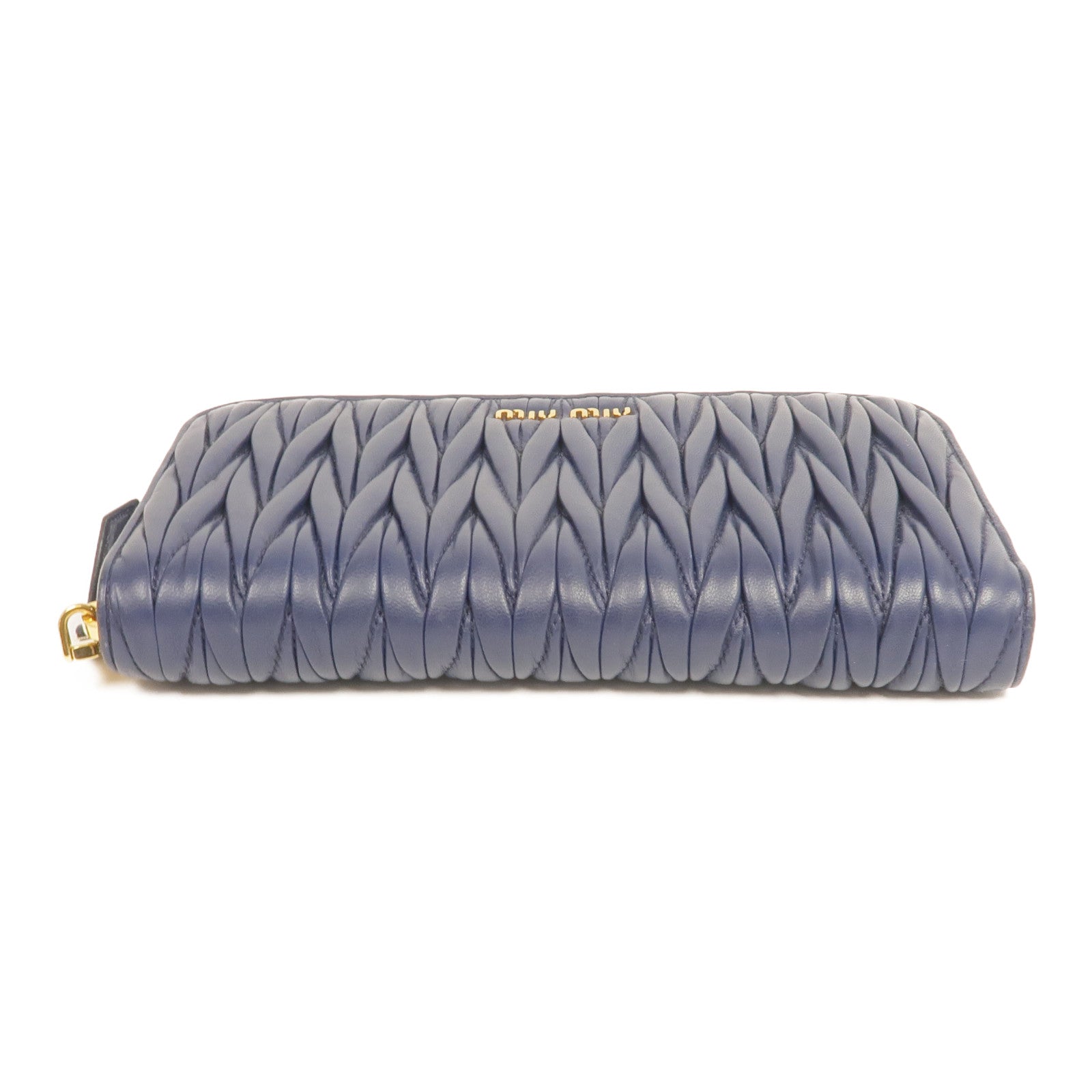 Miu Miu 羊皮皮革Long Wallet金扣長錢包