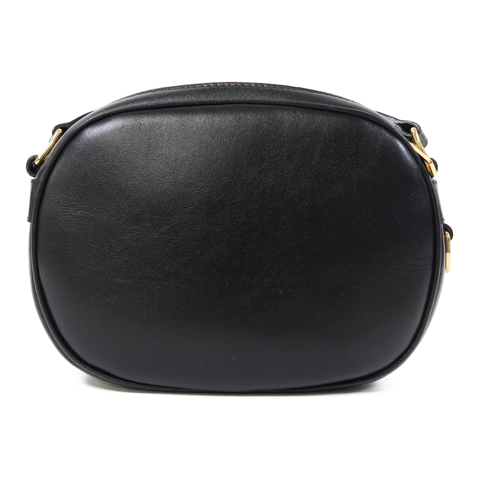 CELINE 【激減優惠】牛皮皮革C Charm金扣肩背袋黑色