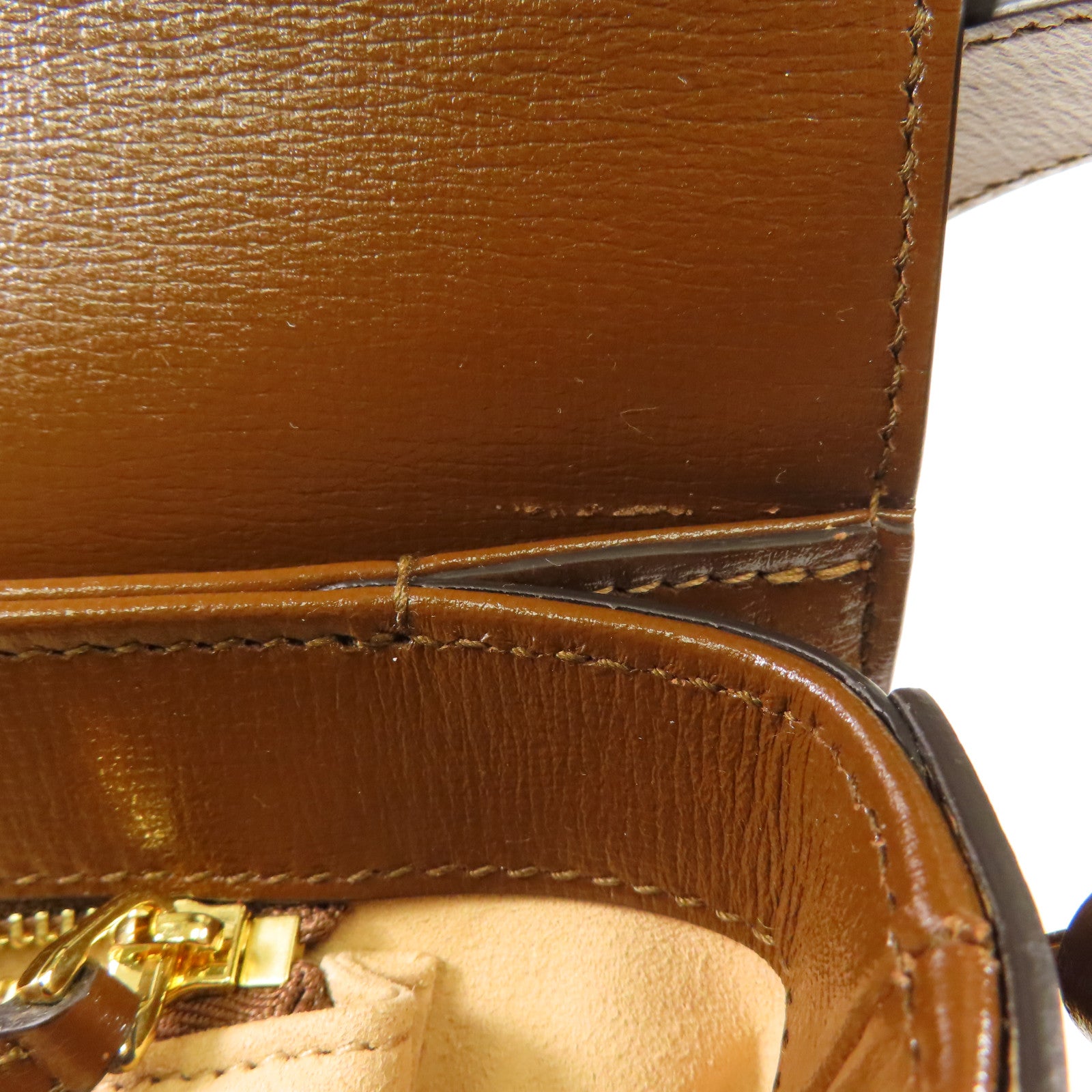 GUCCI 【激減優惠】塗層帆布/牛皮皮革Shoulder Bag金扣肩背袋