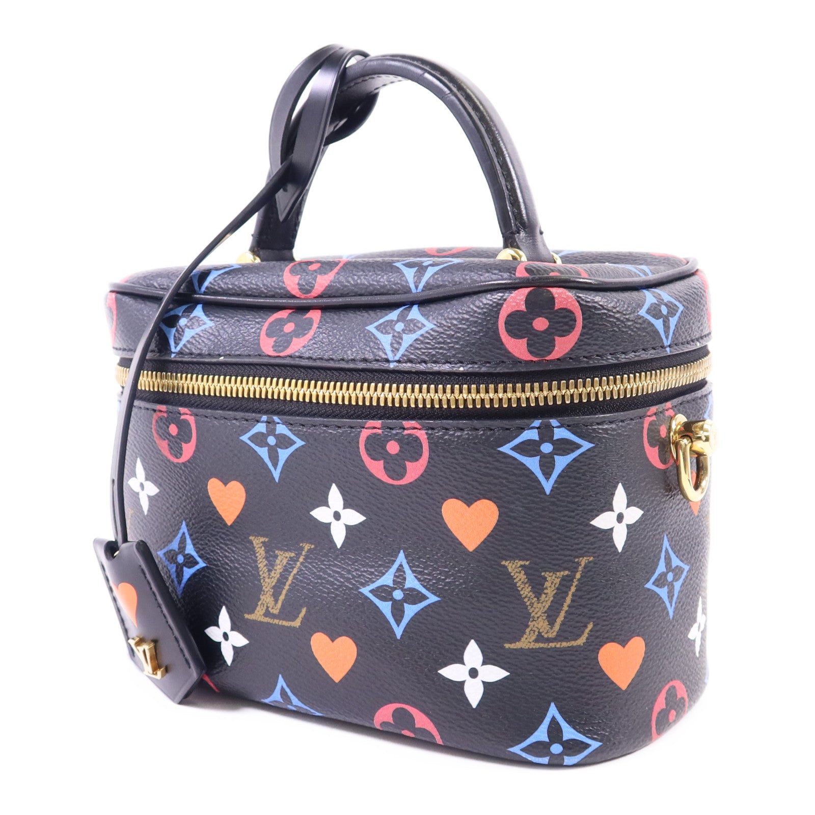 LOUIS VUITTON Monogram Game On Vanity PM金扣手挽肩背兩用袋