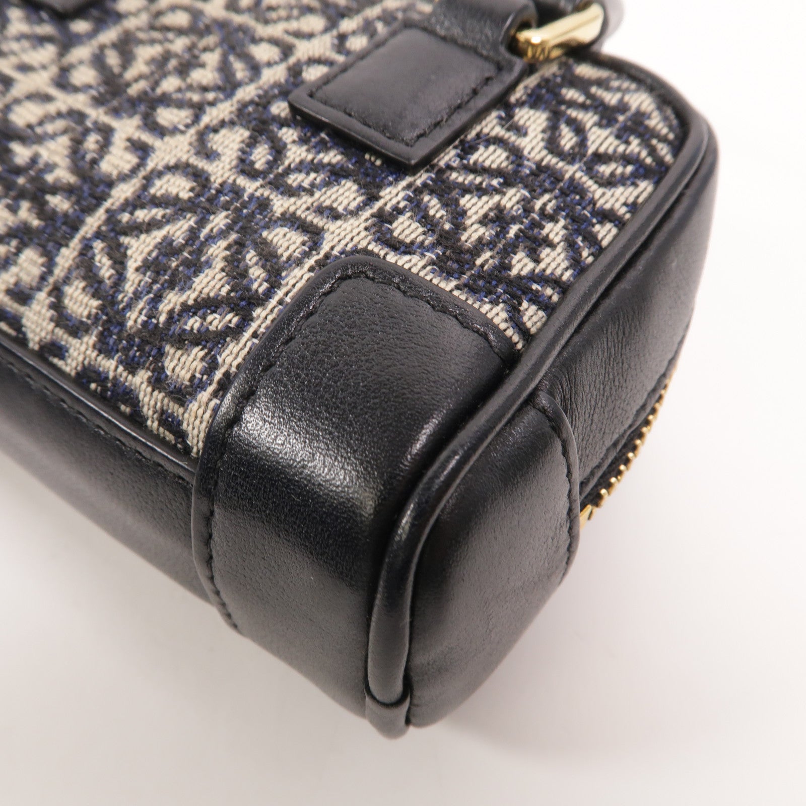 LOEWE 帆布Amazona Nano鏈帶手挽肩背兩用袋