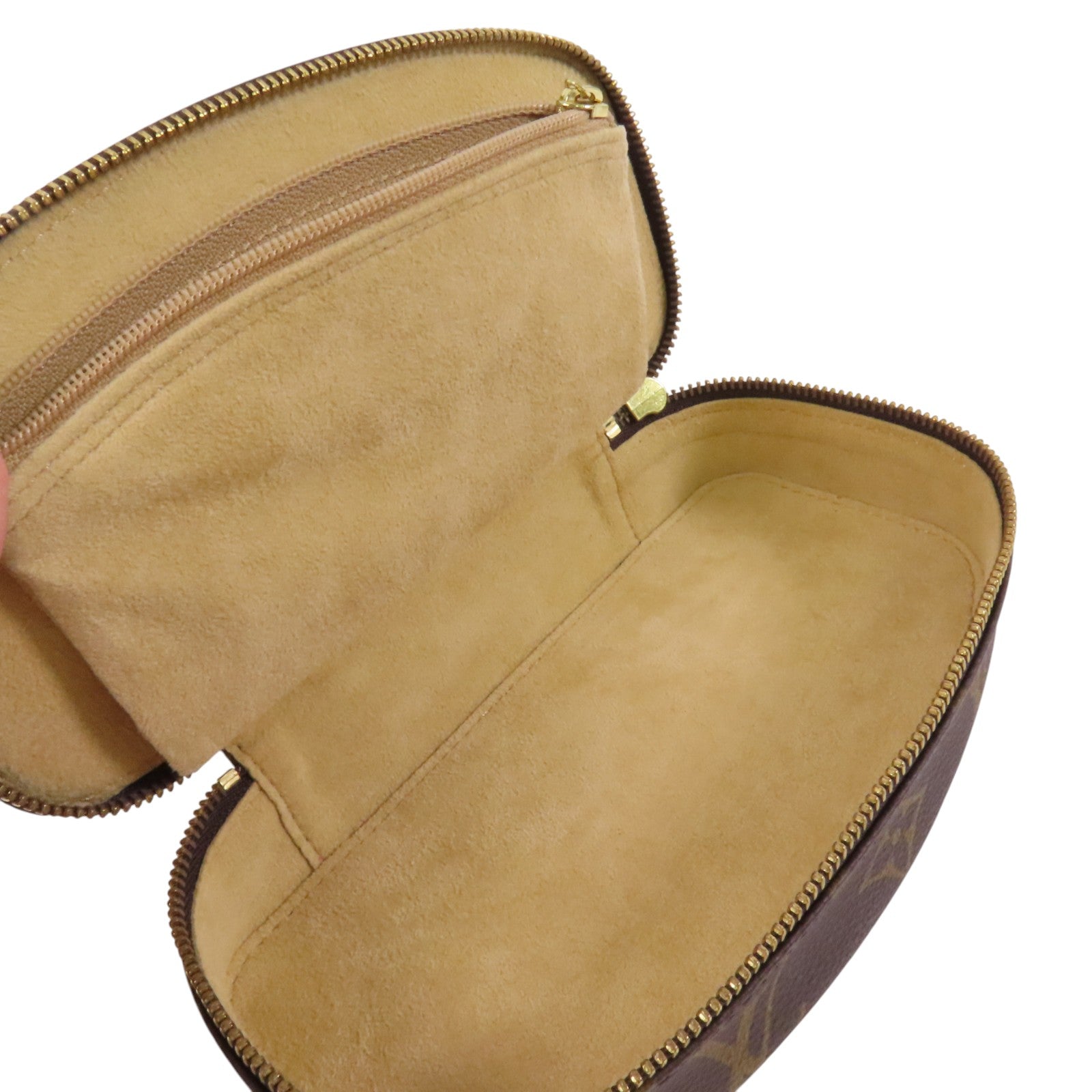 LOUIS VUITTON Monogram Jewelry Case金扣寶石包