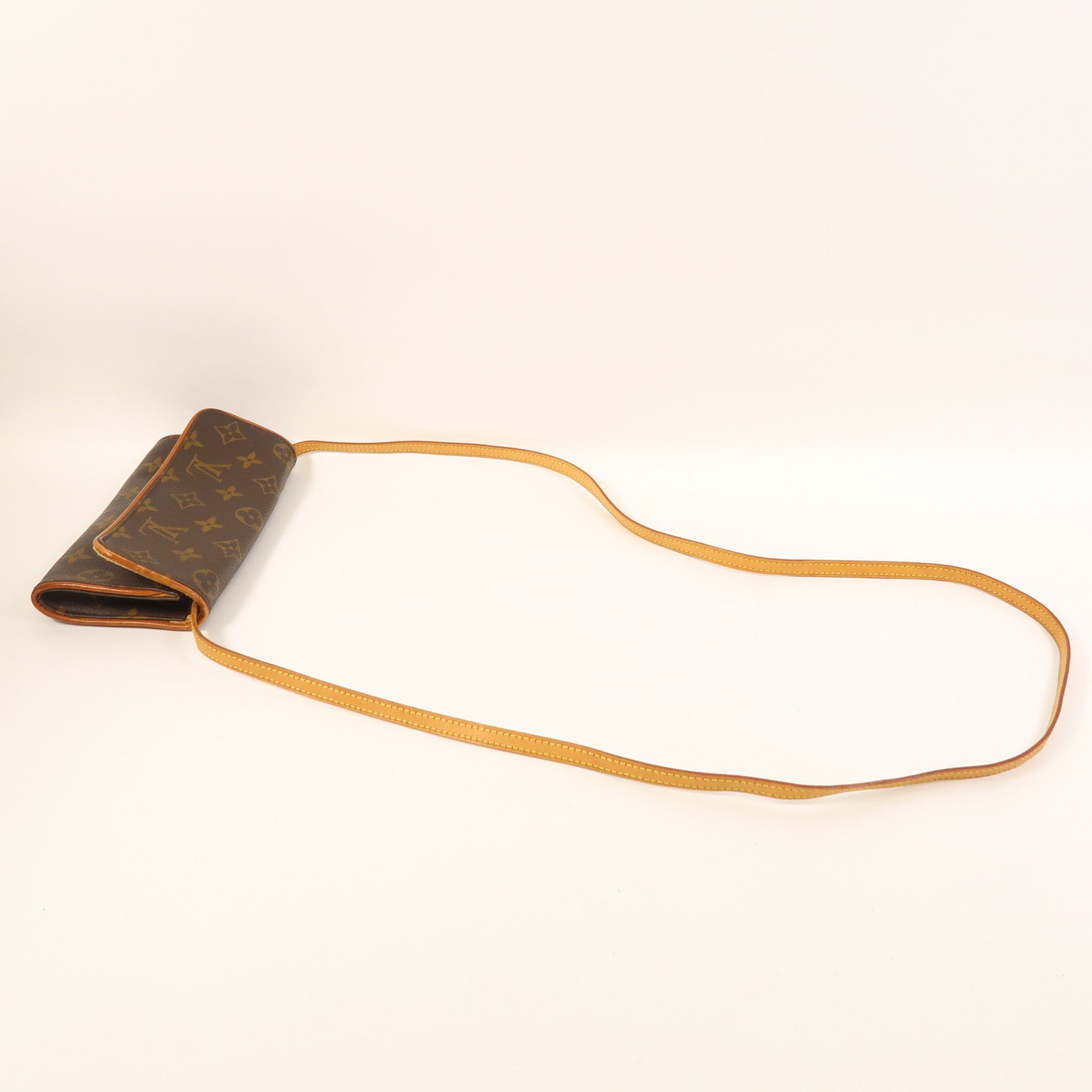 LOUIS VUITTON Monogram Pochette Florentine金扣肩背袋