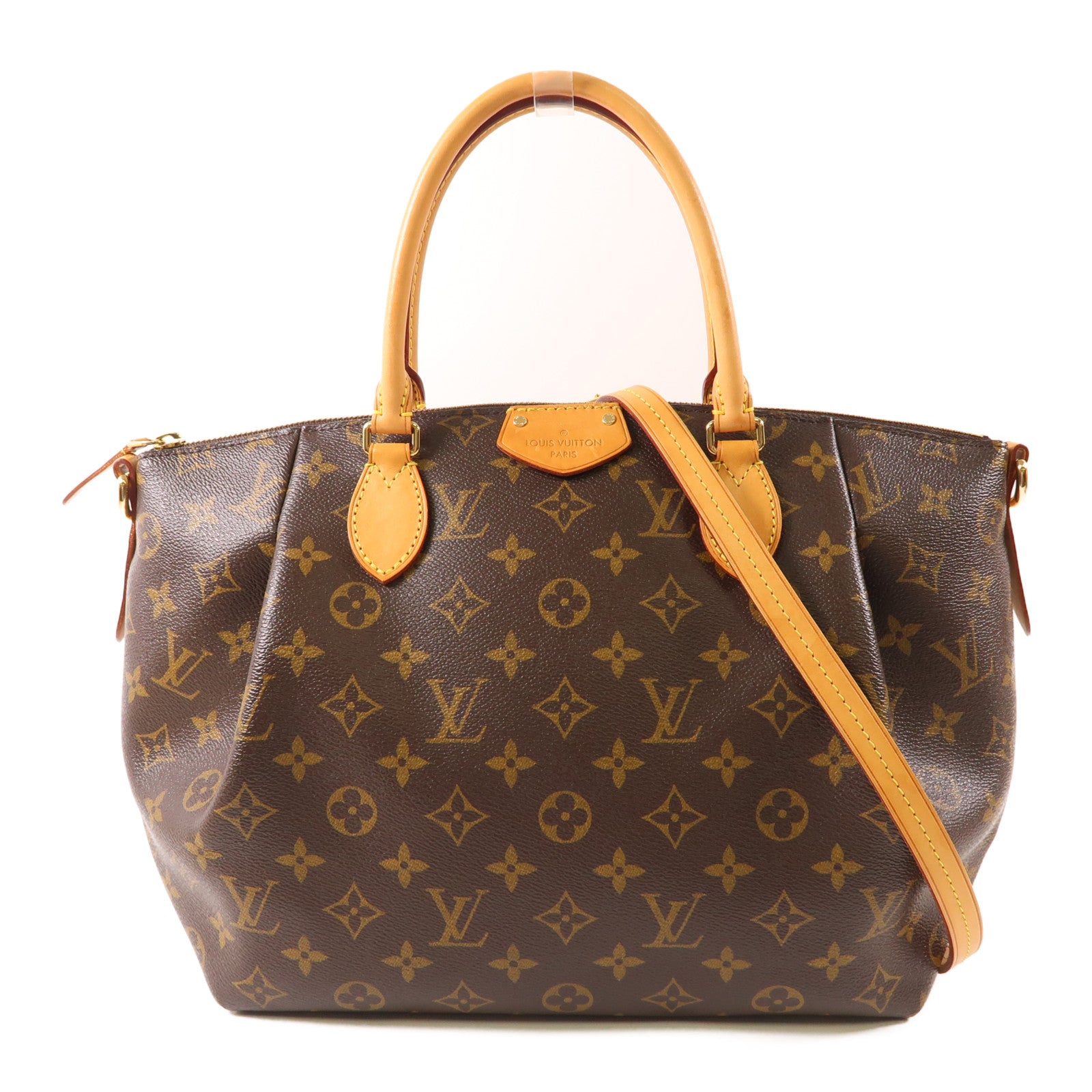 LOUIS VUITTON LV GHW Turenne MM 2 Way Shoulder Bag Handbag M48814 Monogram Brown
