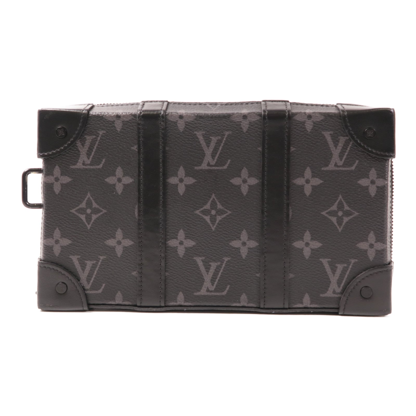 LOUIS VUITTON LV Soft Trunk Wallet Shoulder Bag M69838 Monogram Eclipse Black