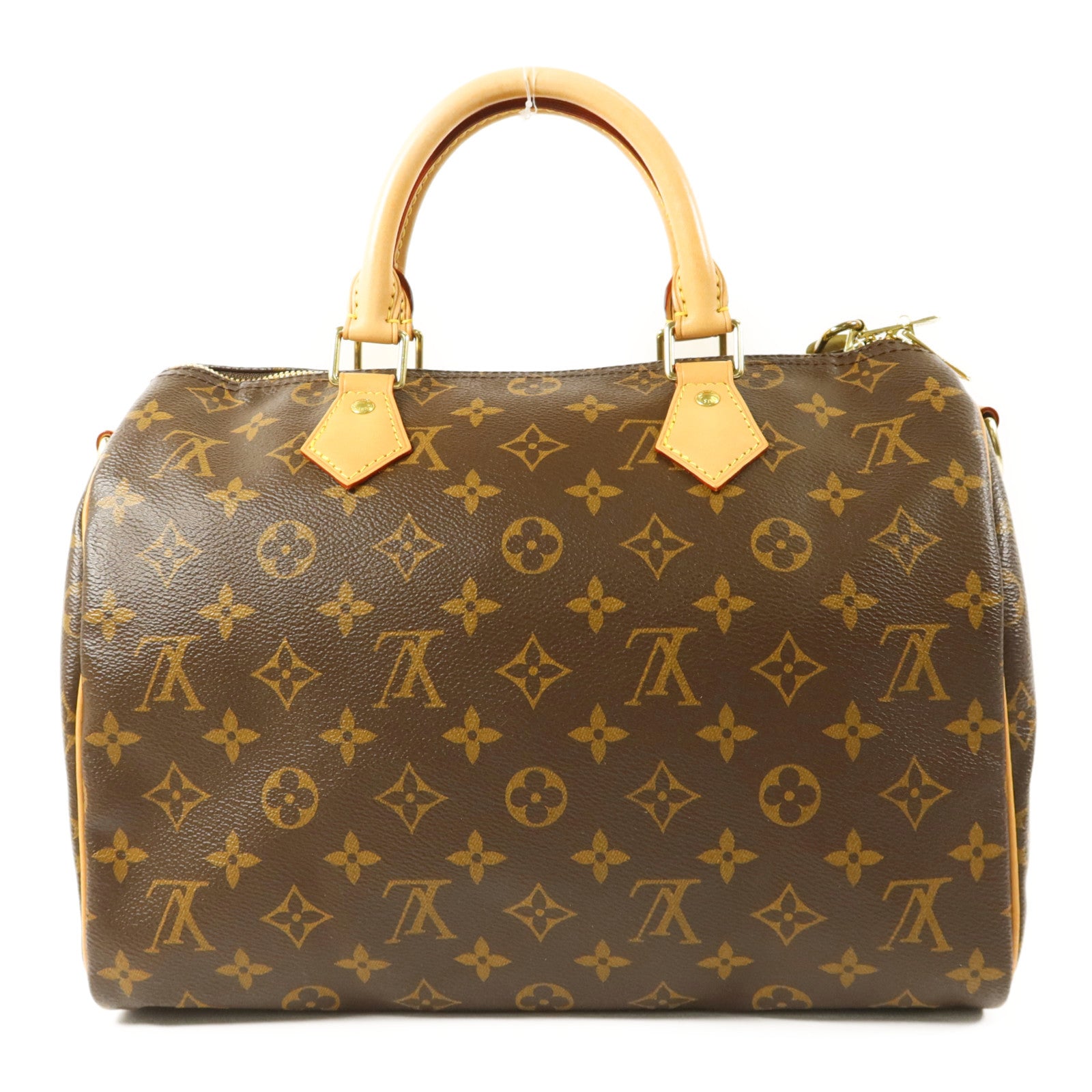 LOUIS VUITTON Monogram Speedy Bandouliere 30金扣手挽肩背兩用袋