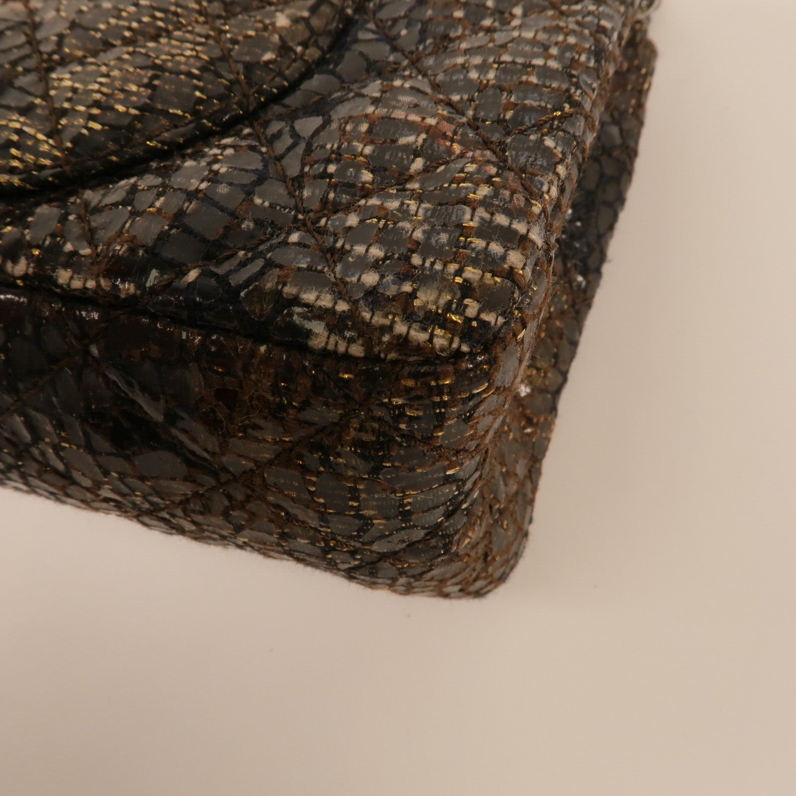 CHANEL Tweed Shanghai Icons Flap Bag鏈帶肩背袋