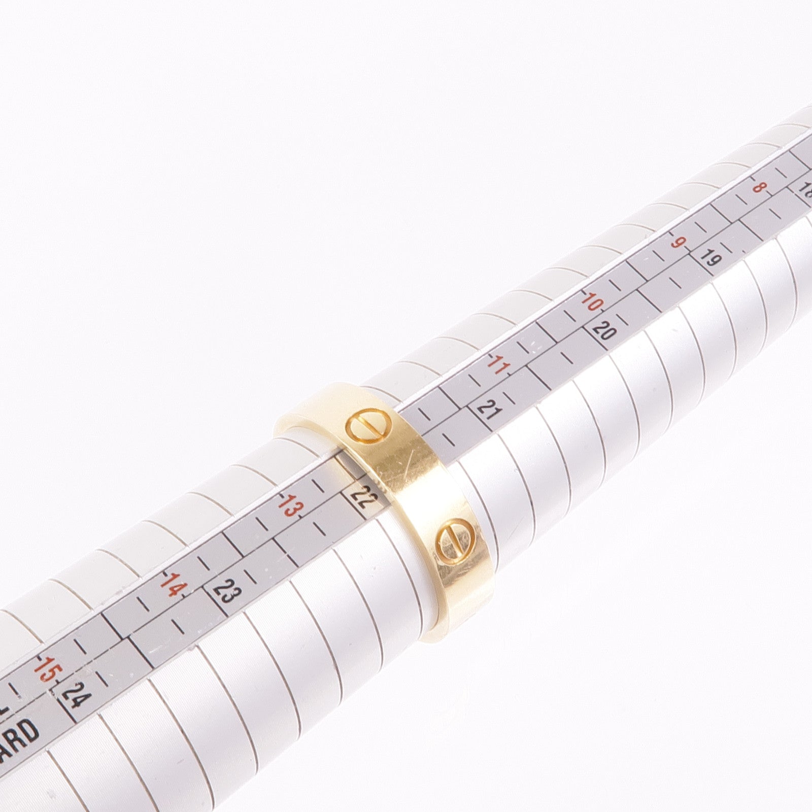 CARTIER 18K黃金Love Ring戒指Cartier#68/US#12
