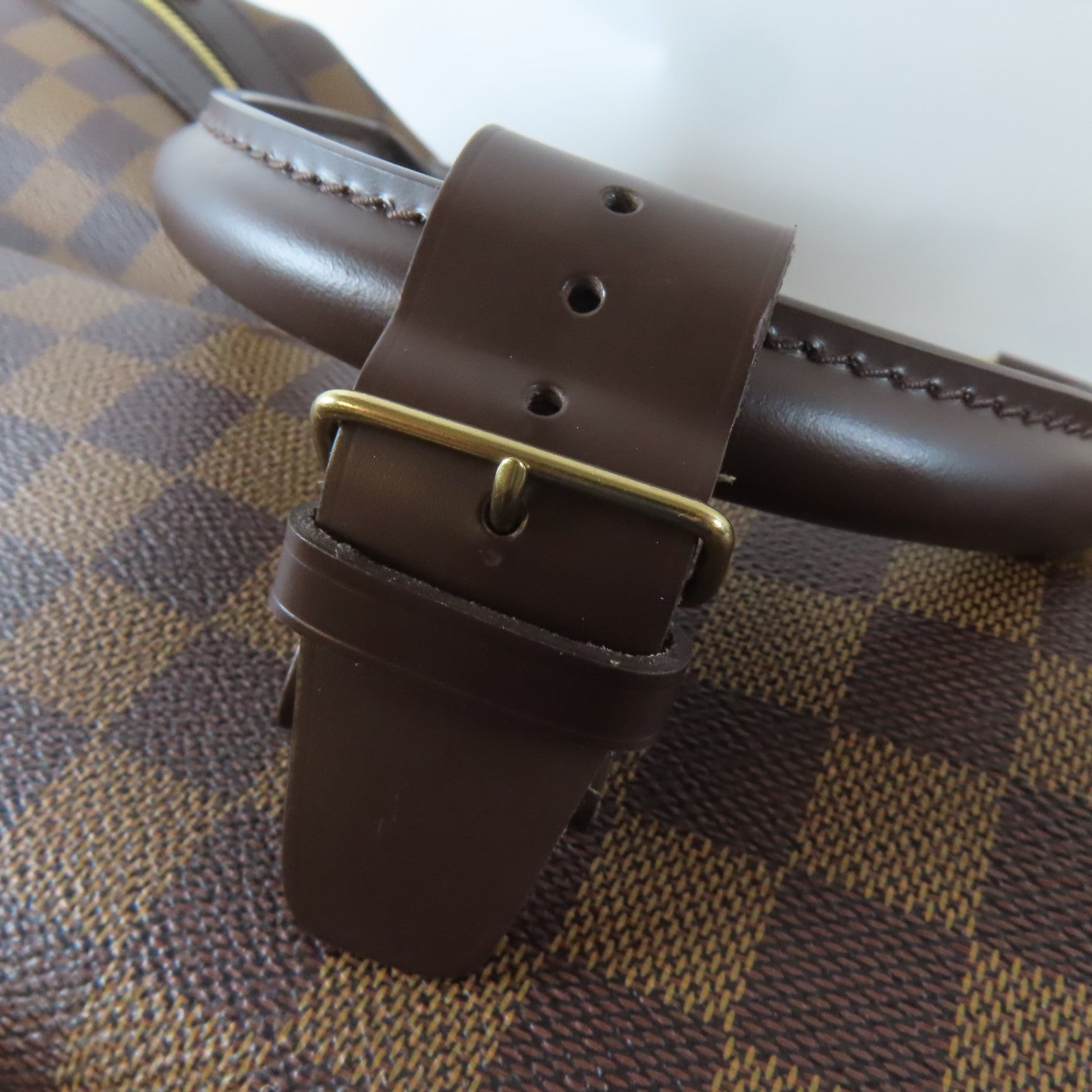 LOUIS VUITTON Damier Eole 50 Boston Carry Bag金扣手挽袋啡色