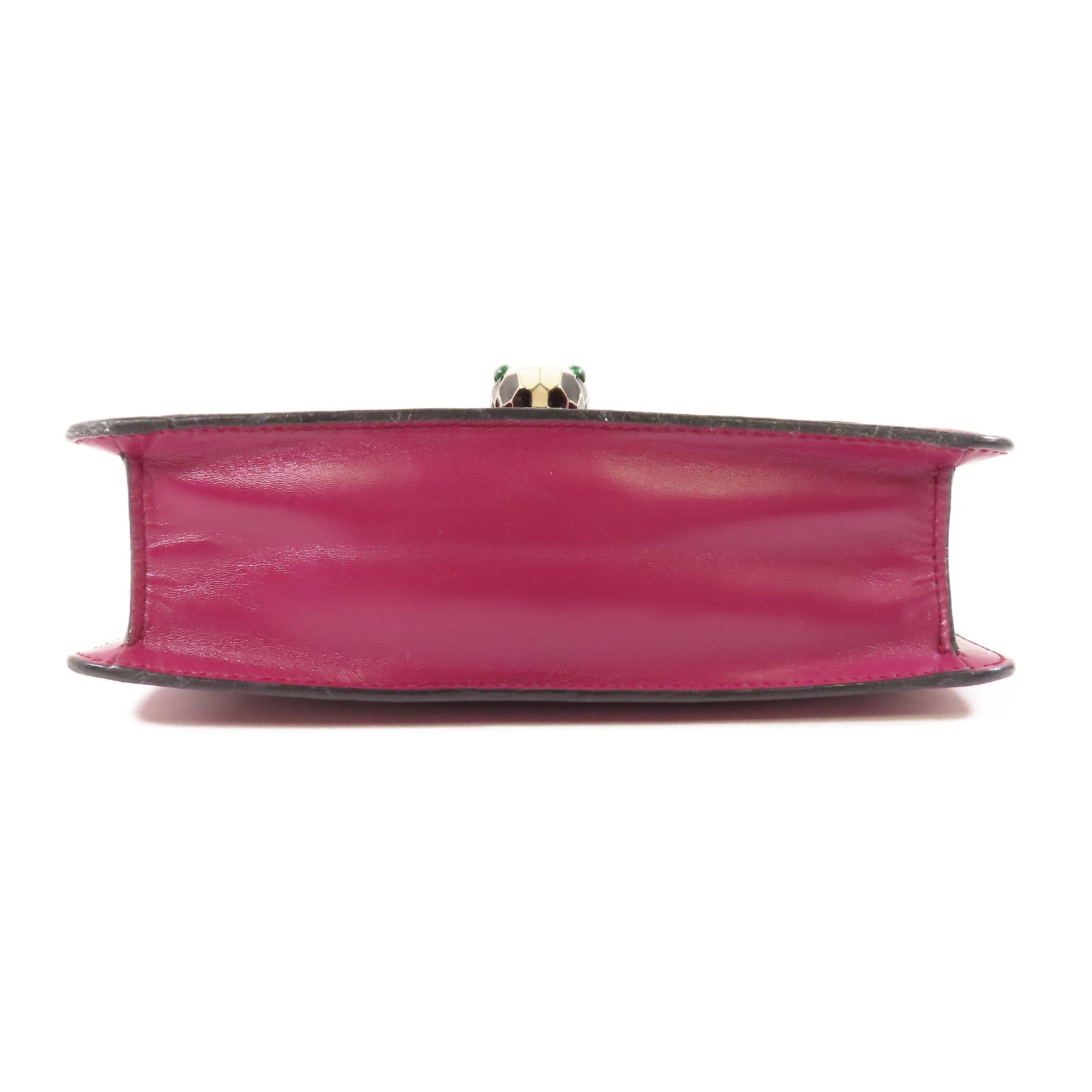 BVLGARI 牛皮皮革Serpenti Forever金扣鏈帶肩背袋