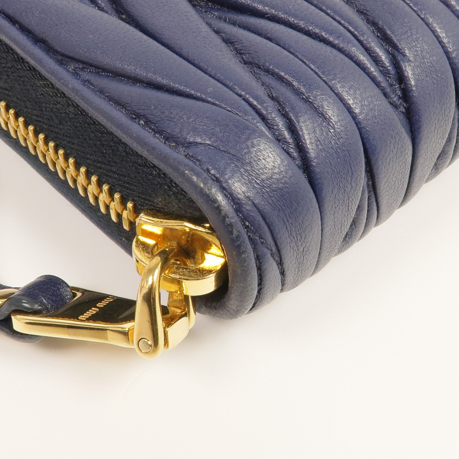 Miu Miu 羊皮皮革Long Wallet金扣長錢包