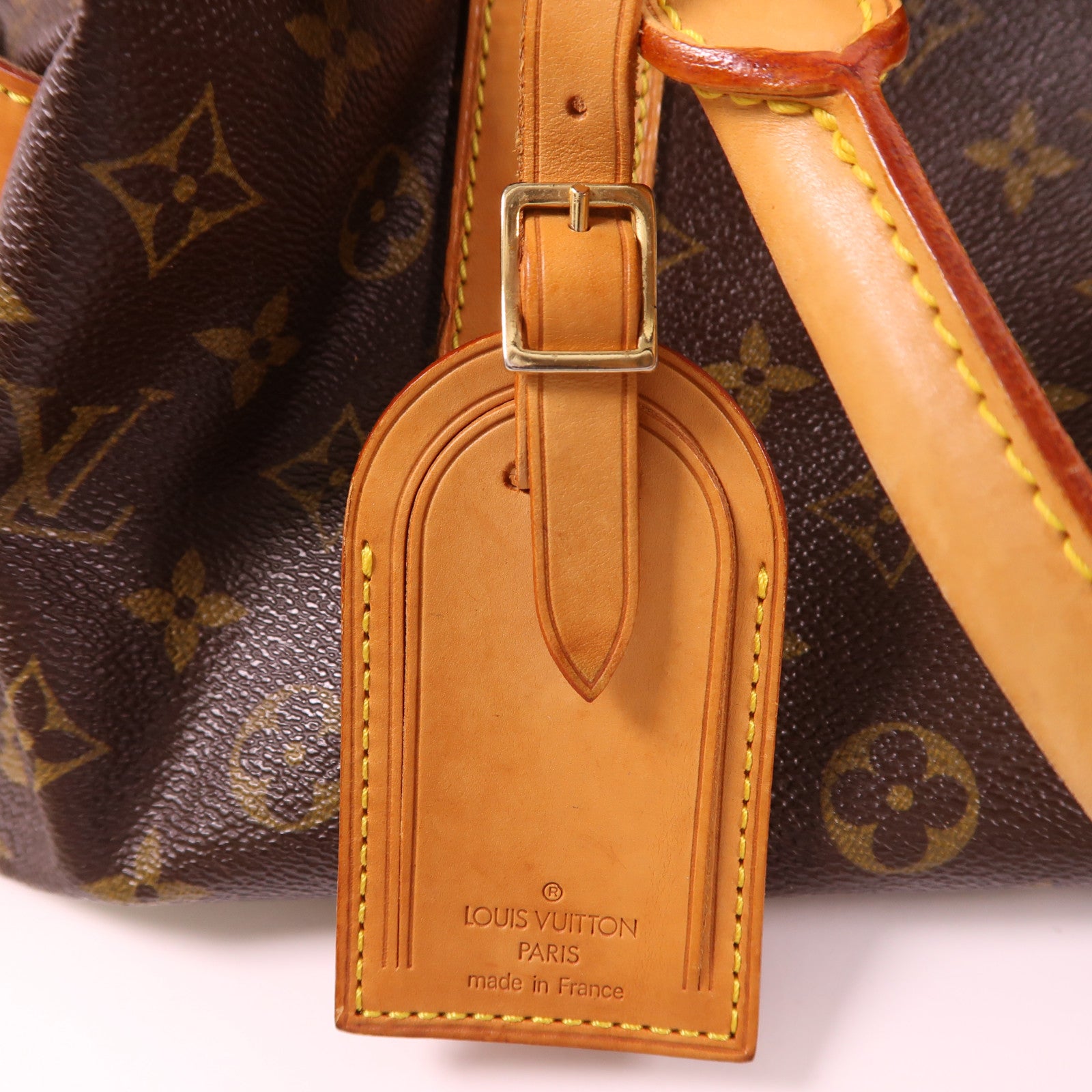LOUIS VUITTON Monogram Carryall金扣手挽袋