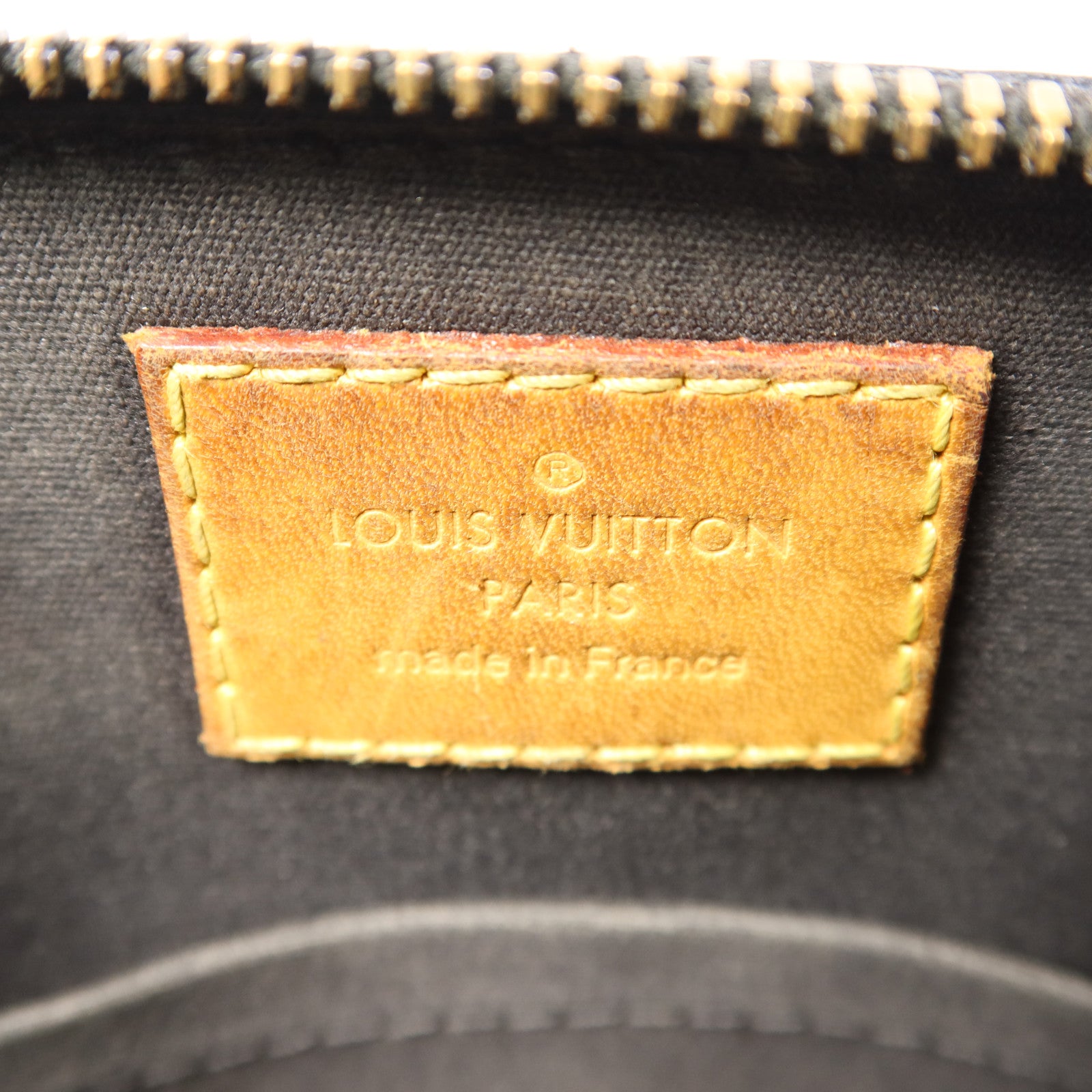 LOUIS VUITTON Vernis Alma BB銀扣手挽肩背兩用袋