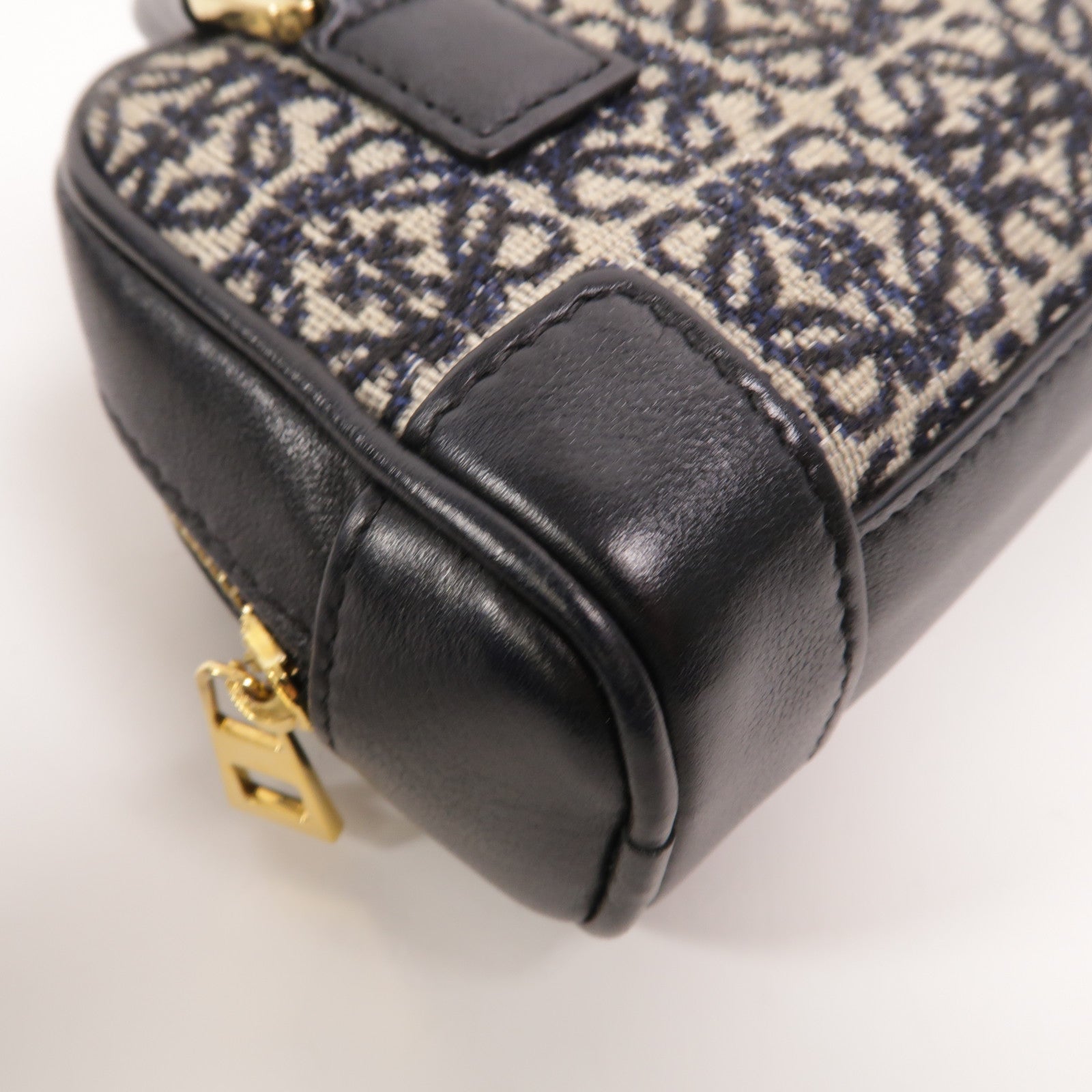 LOEWE 帆布Amazona Nano鏈帶手挽肩背兩用袋