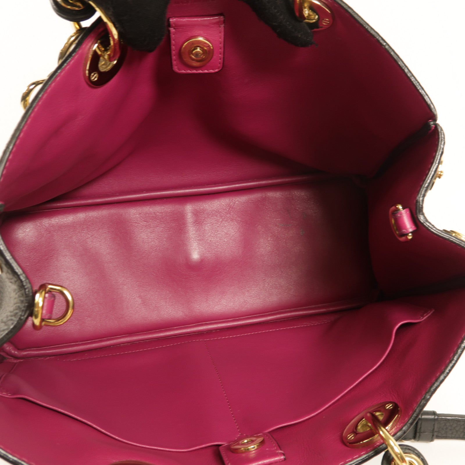 Dior 牛皮皮革Diorissimo金扣手挽肩背兩用袋