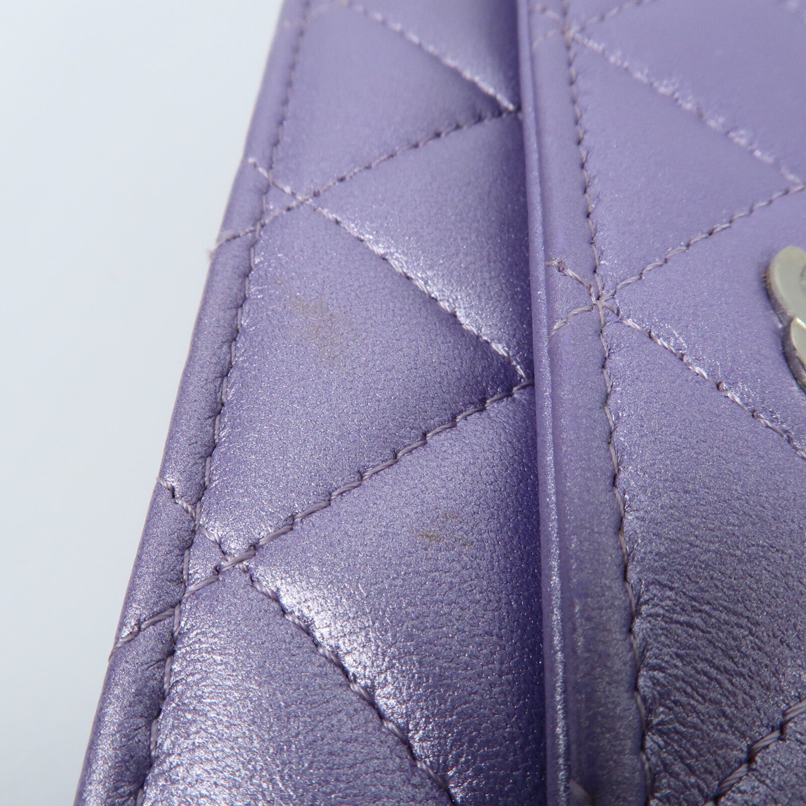 CHANEL 羊皮皮革WOC Wallet On Chain銀扣鏈帶肩背袋