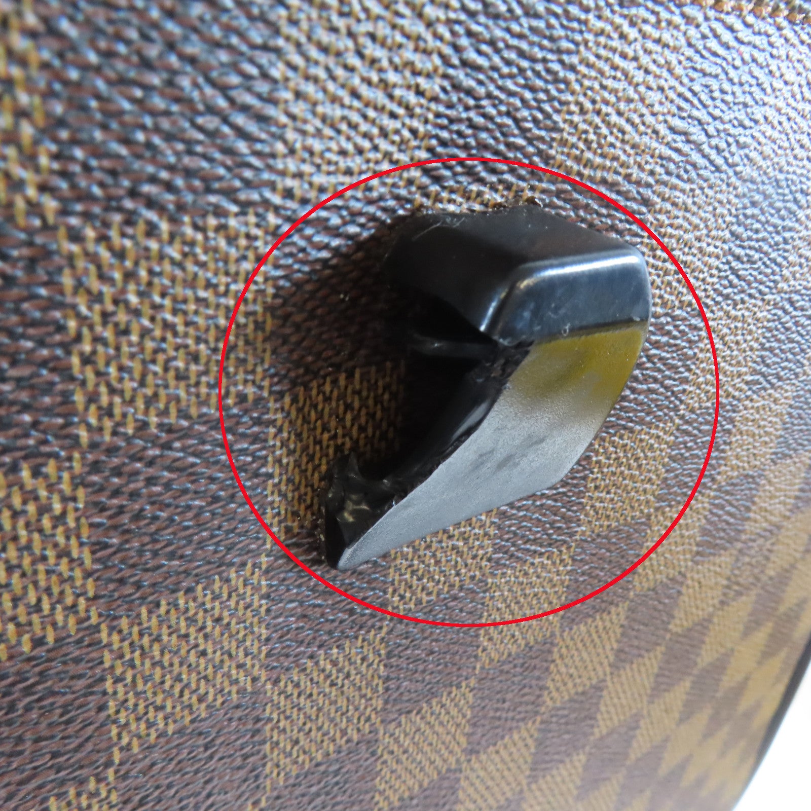 LOUIS VUITTON Damier Eole 50 Boston Carry Bag金扣手挽袋啡色