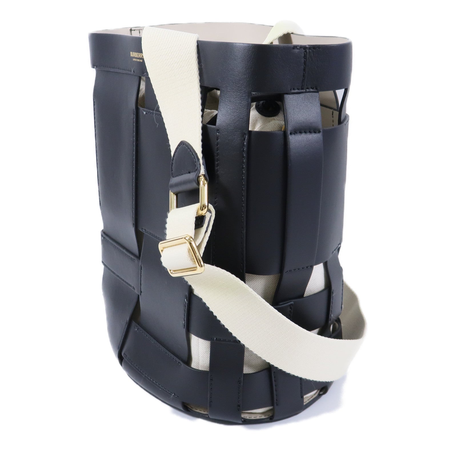 BURBERRY 牛皮皮革Foster Bucket Bag肩背袋