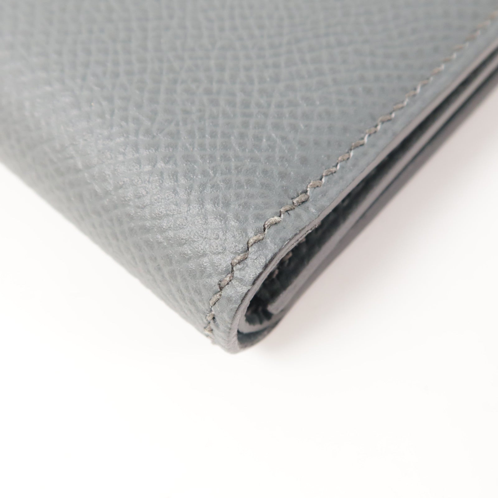 HERMES Epsom皮革Bearn Compact金扣錢包