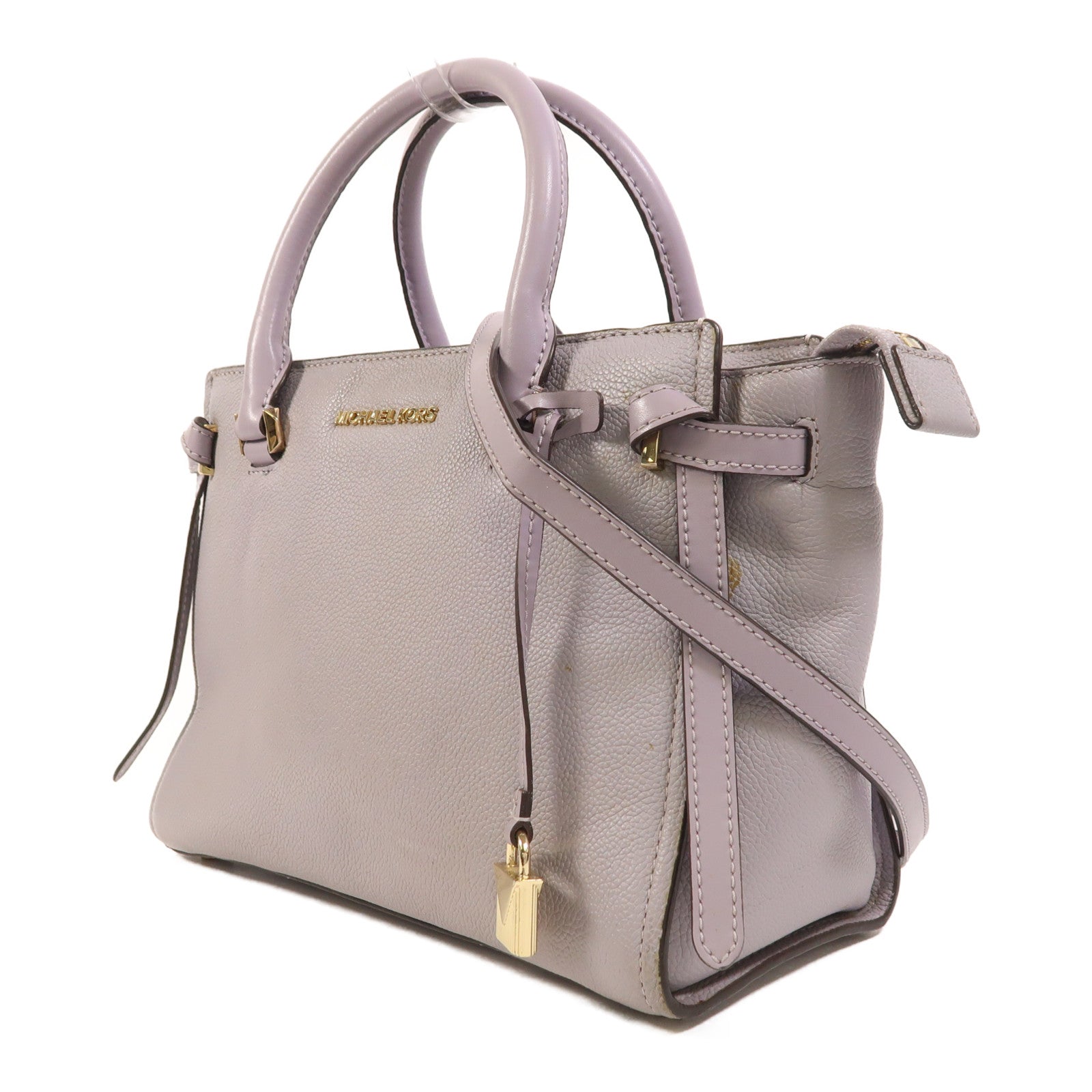 Michael Kors 【激減優惠】牛皮皮革2 Way Shoulder金扣手挽肩背兩用袋