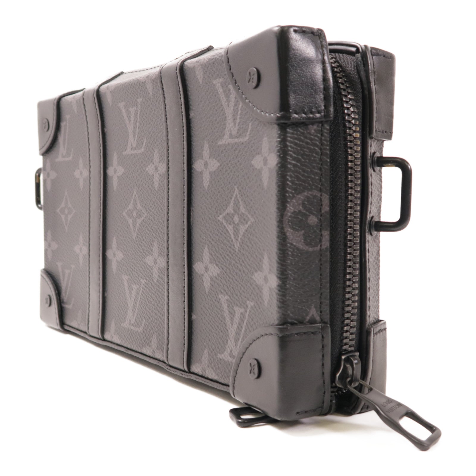 LOUIS VUITTON LV Soft Trunk Wallet Shoulder Bag M69838 Monogram Eclipse Black