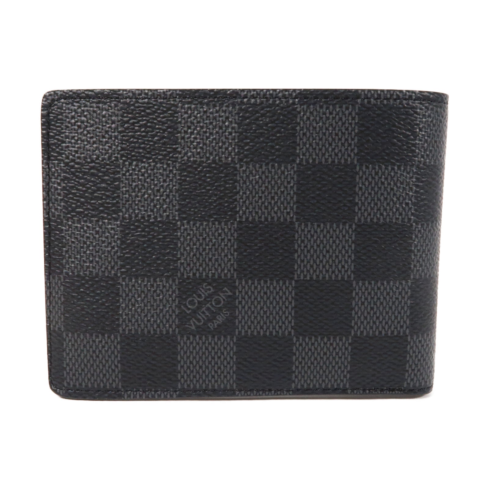 LOUIS VUITTON Damier Graphite Multiple Wallet折疊錢包黑色