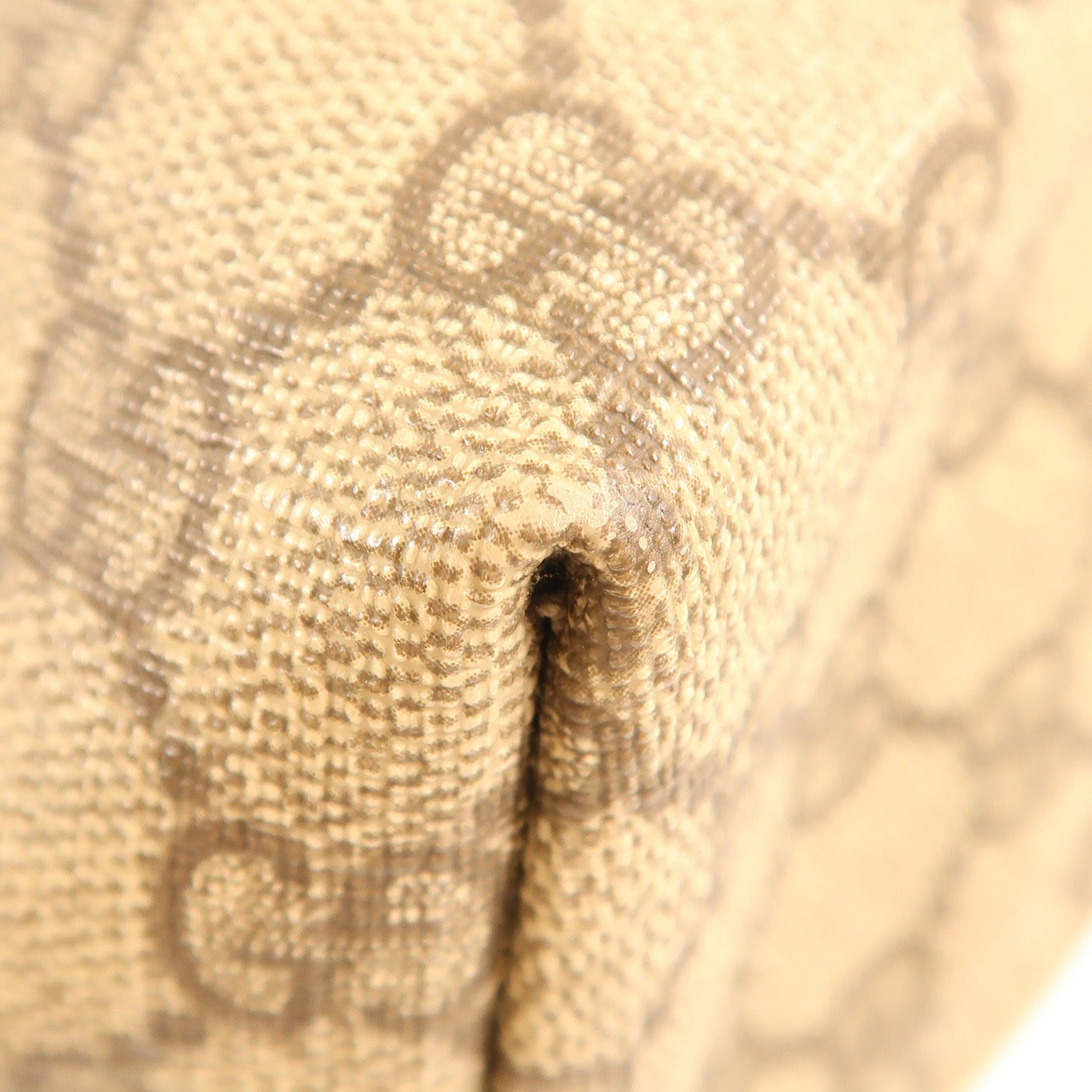 GUCCI GG GHW Tote Bag 2 Way Shoulder Bag Handbag 246895 Coated Canvas Brown