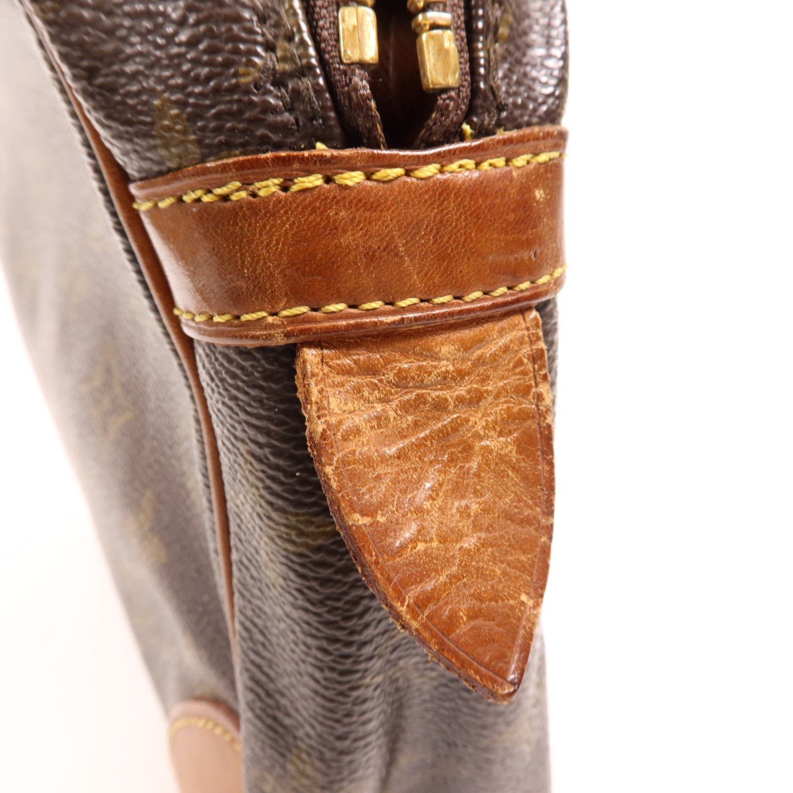 LOUIS VUITTON Monogram Compiegne 23金扣手拿包