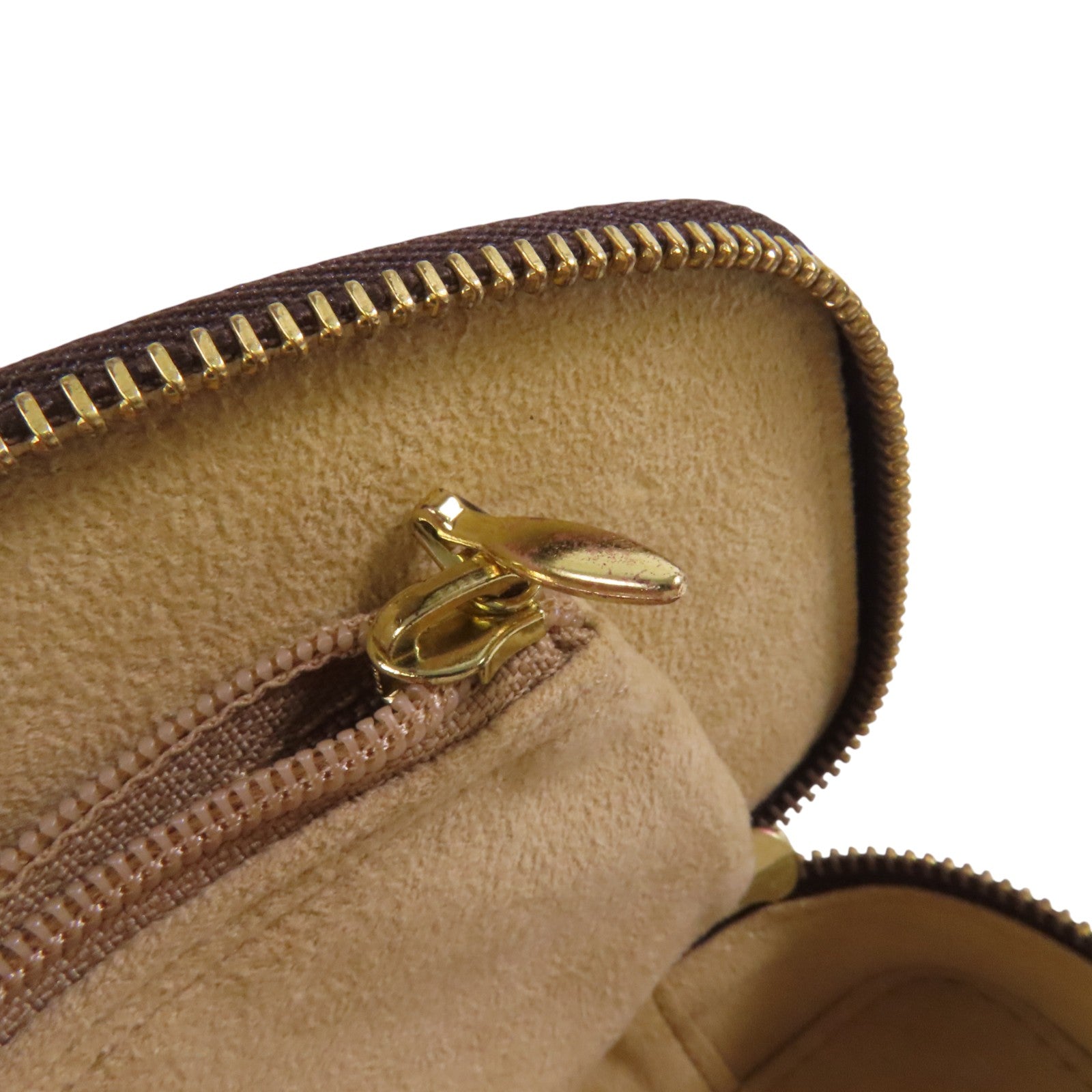 LOUIS VUITTON Monogram Jewelry Case金扣寶石包