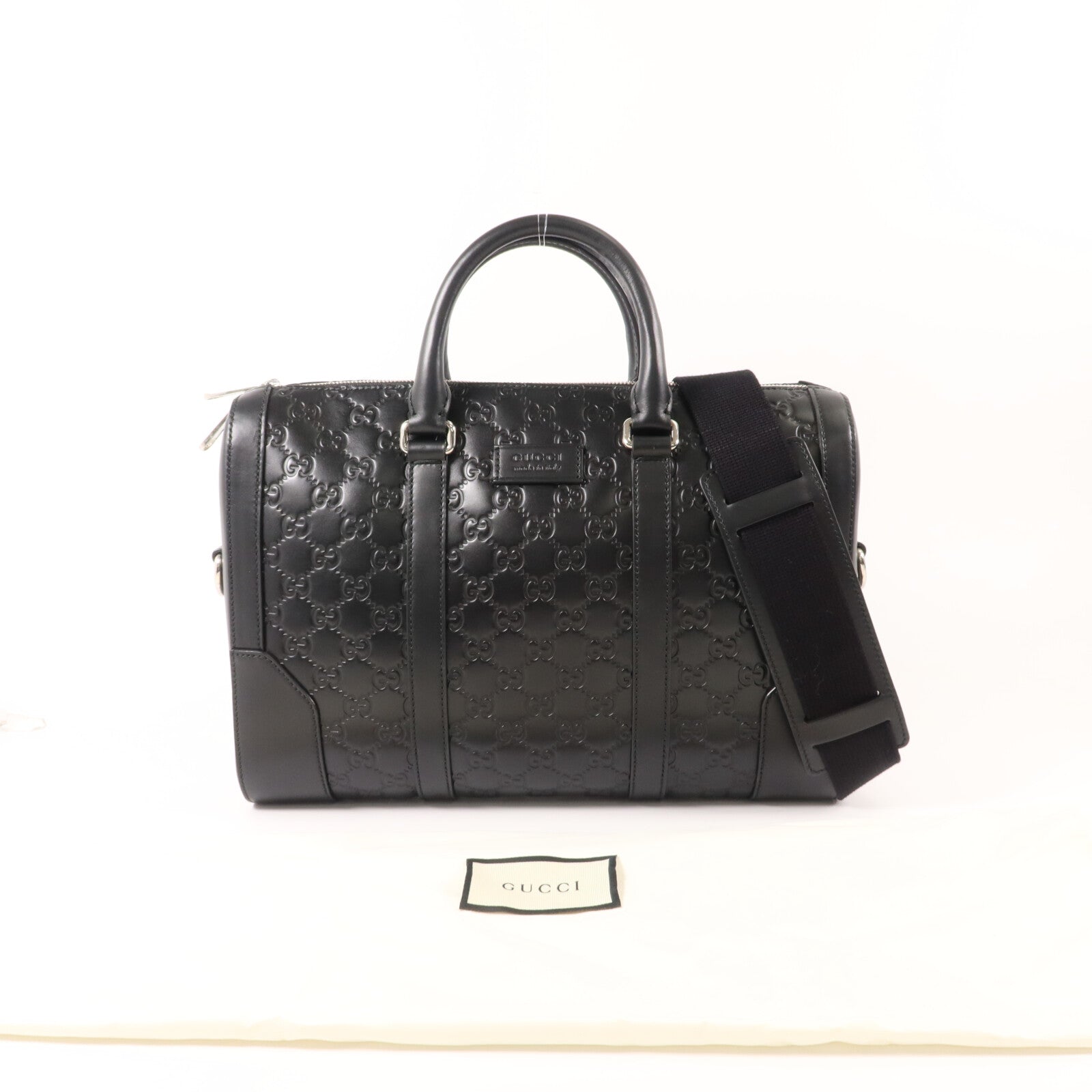 GUCCI 牛皮皮革Guccisima Business Bag手挽肩背兩用袋