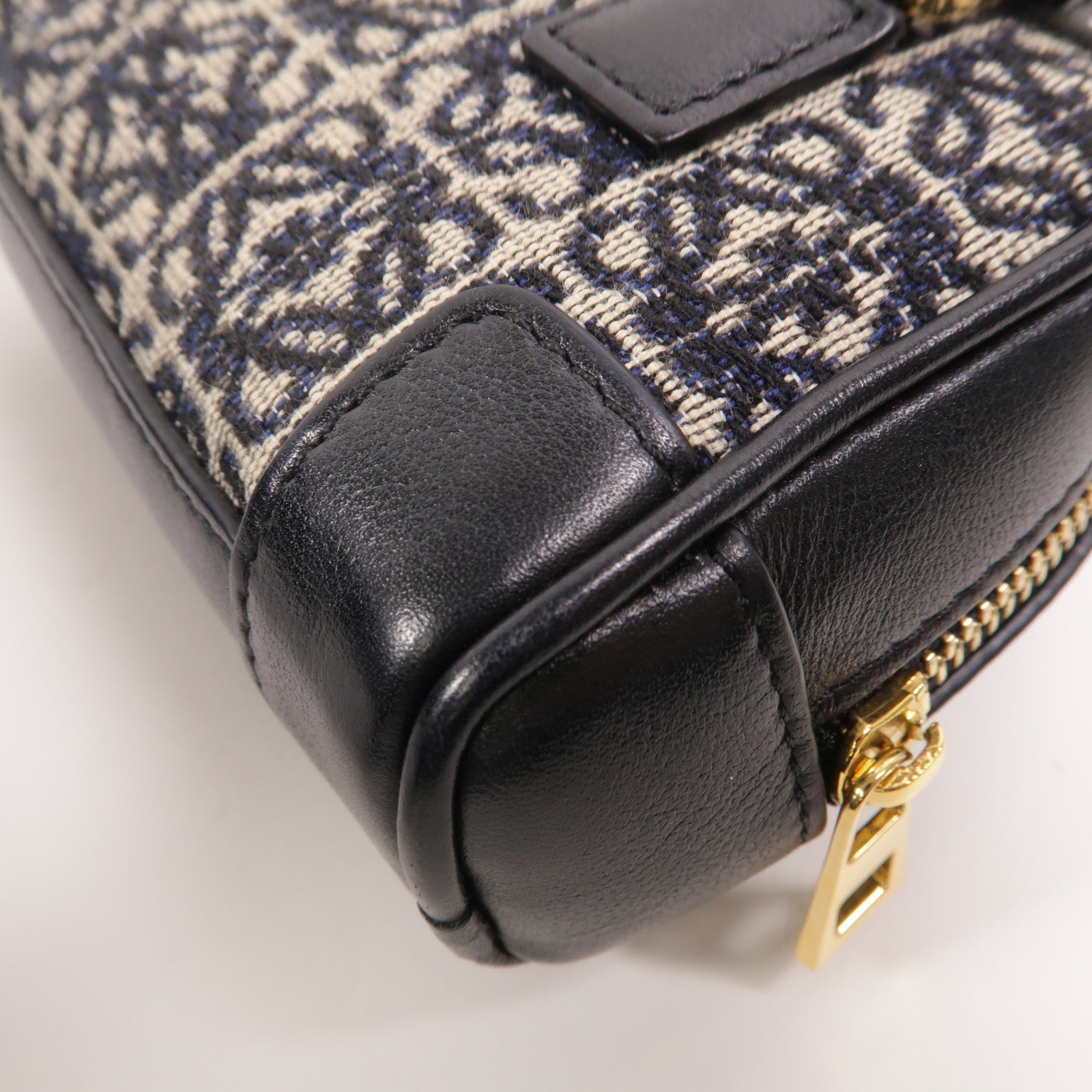 LOEWE 帆布Amazona Nano鏈帶手挽肩背兩用袋