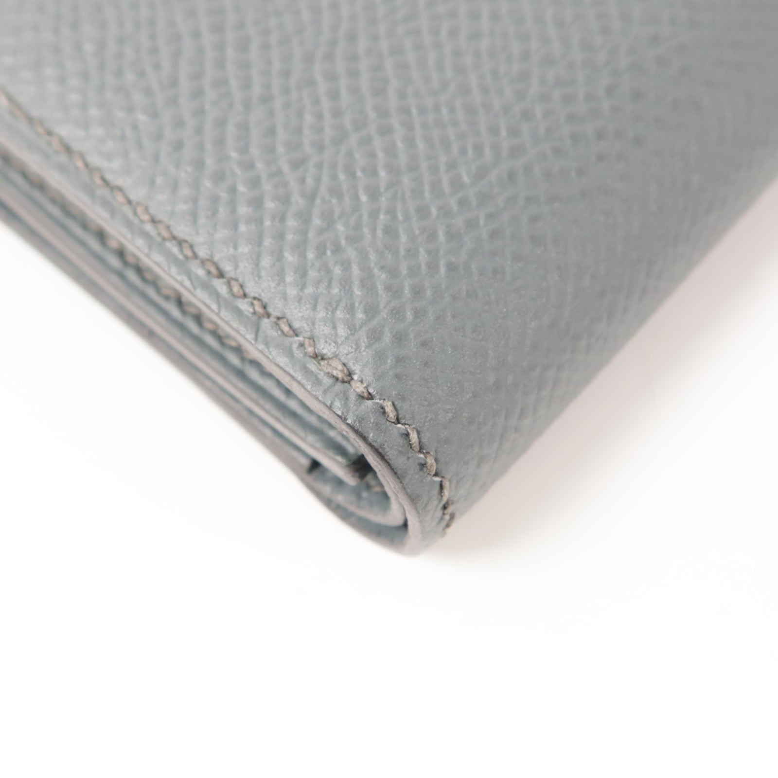 HERMES Epsom皮革Bearn Compact金扣錢包