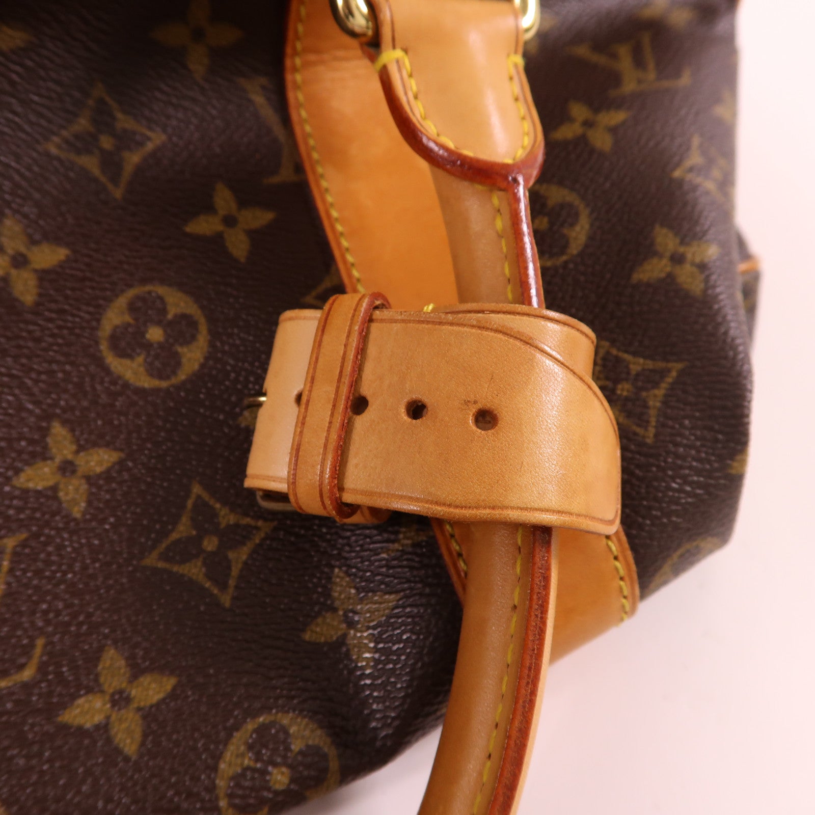 LOUIS VUITTON Monogram Carryall金扣手挽袋