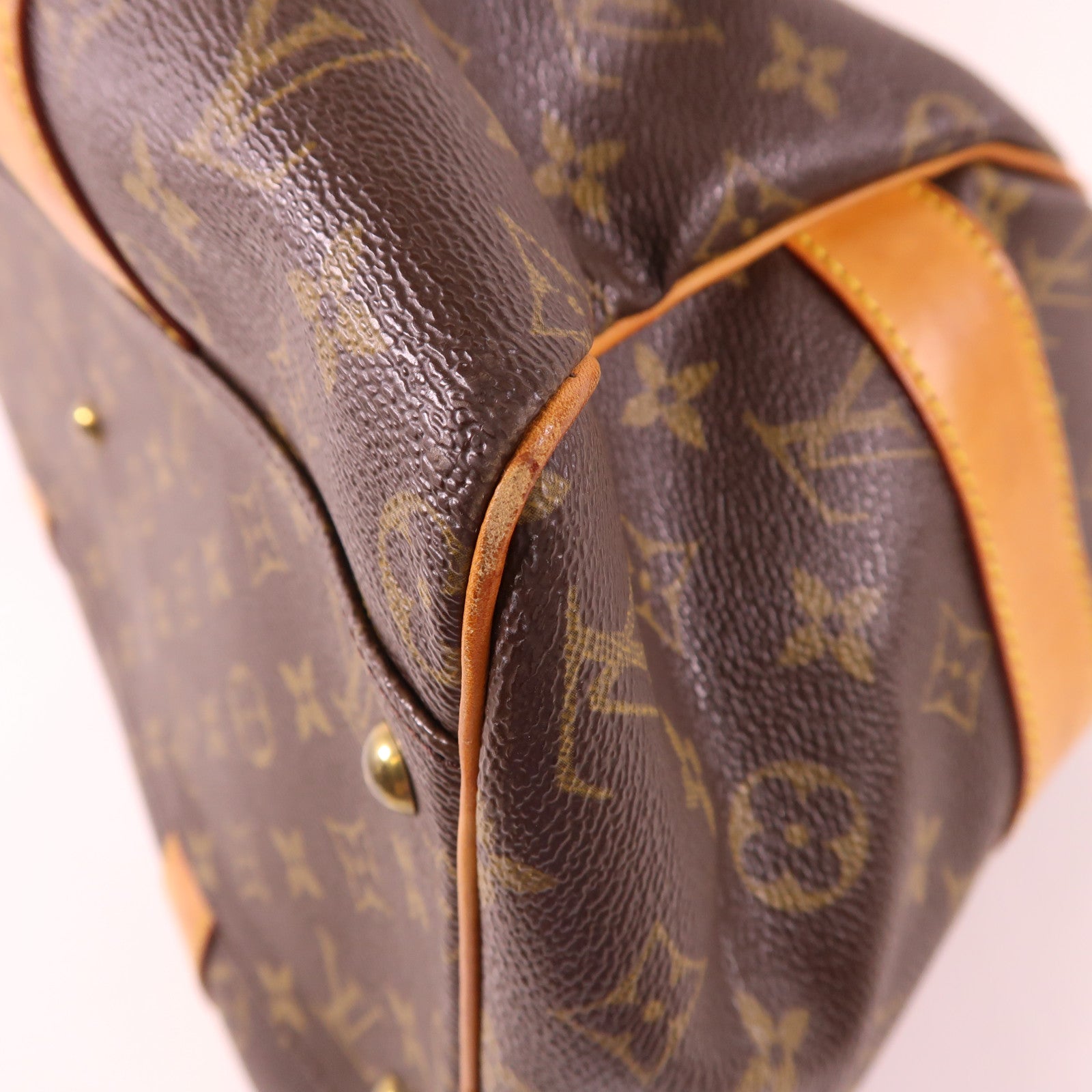 LOUIS VUITTON Monogram Carryall金扣手挽袋