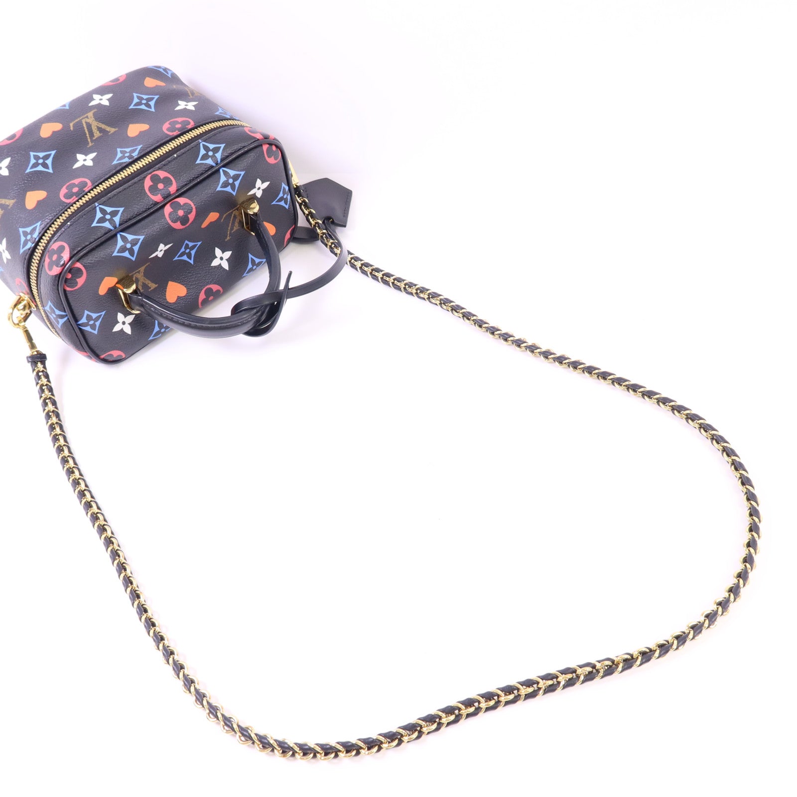 LOUIS VUITTON Monogram Game On Vanity PM金扣手挽肩背兩用袋