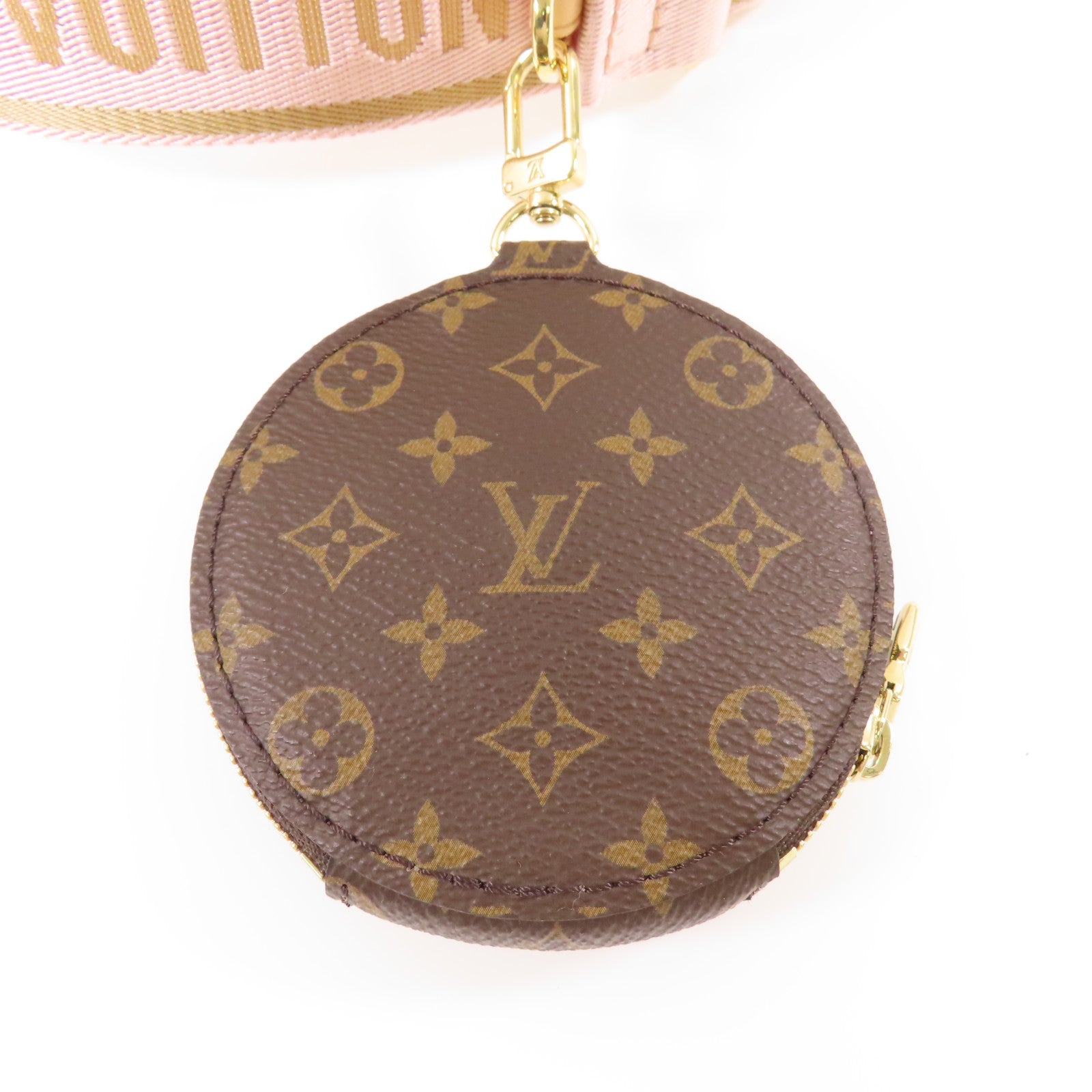 LOUIS VUITTON 【激減優惠】Monogram Multi Pochette Accessoires金扣手挽肩背兩用袋棕色