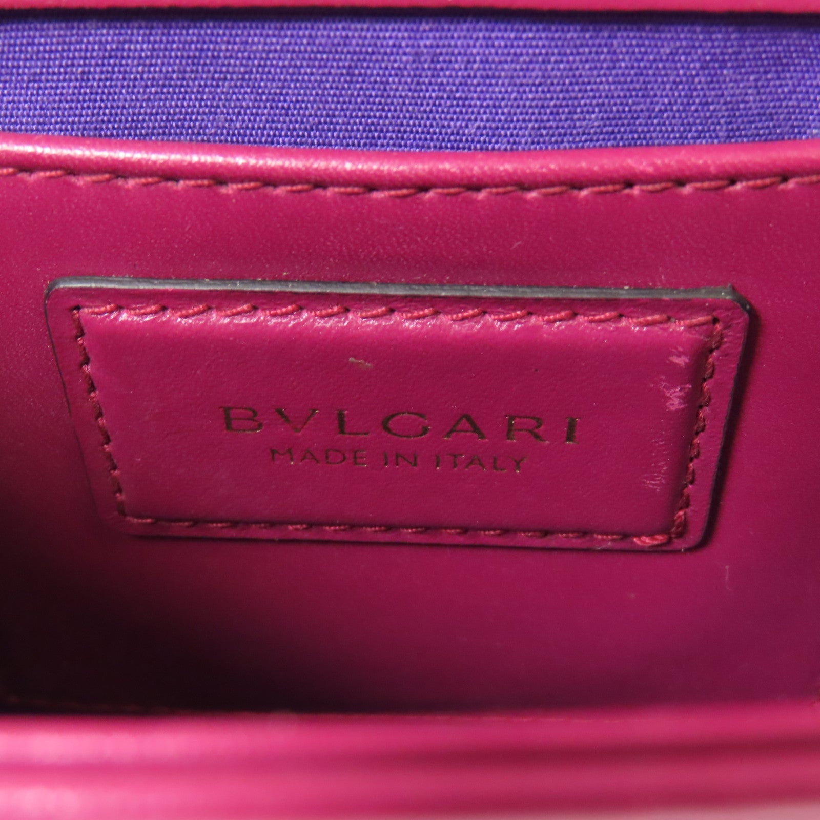 BVLGARI 牛皮皮革Serpenti Forever金扣鏈帶肩背袋