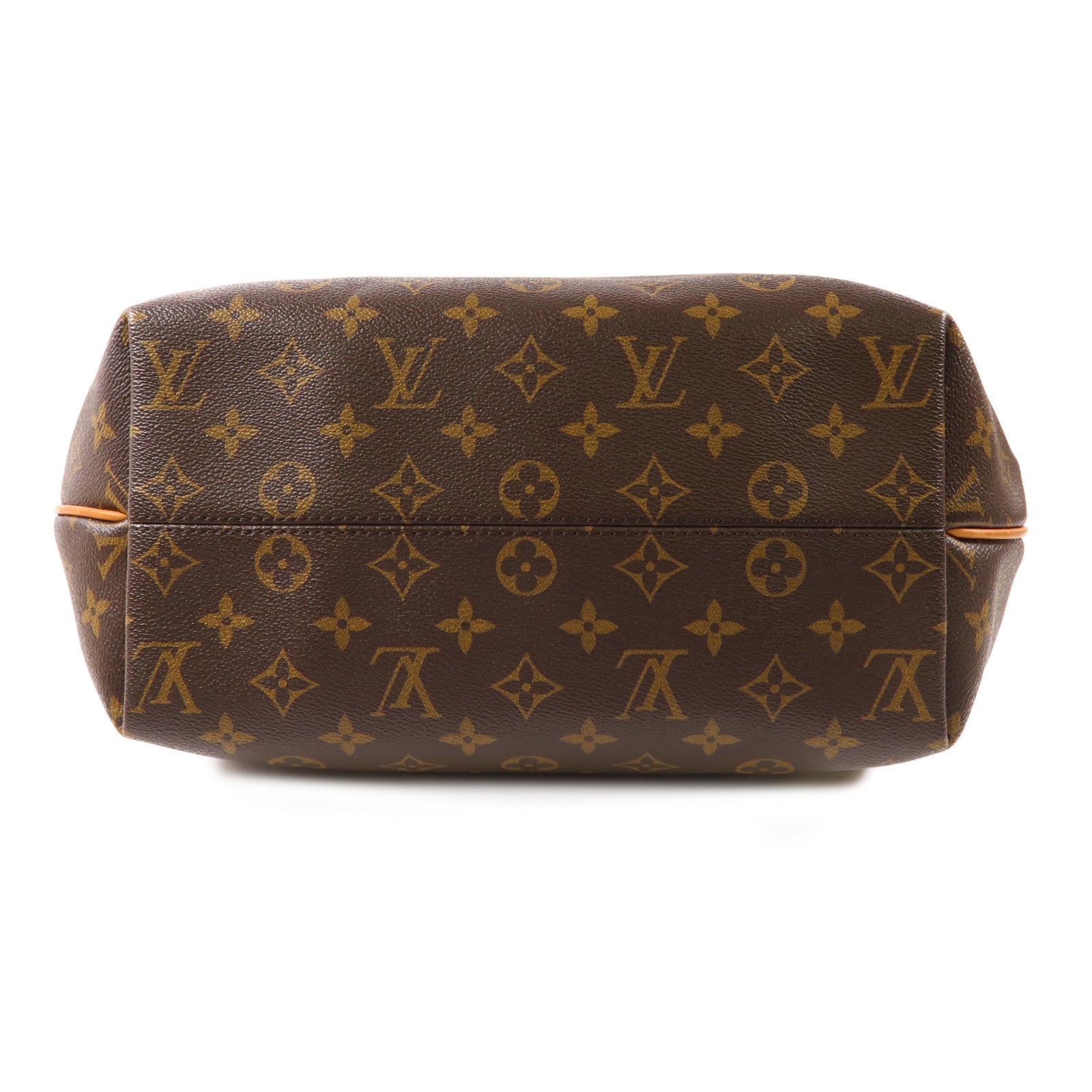 LOUIS VUITTON Monogram Turenne MM金扣手挽肩背兩用袋棕色