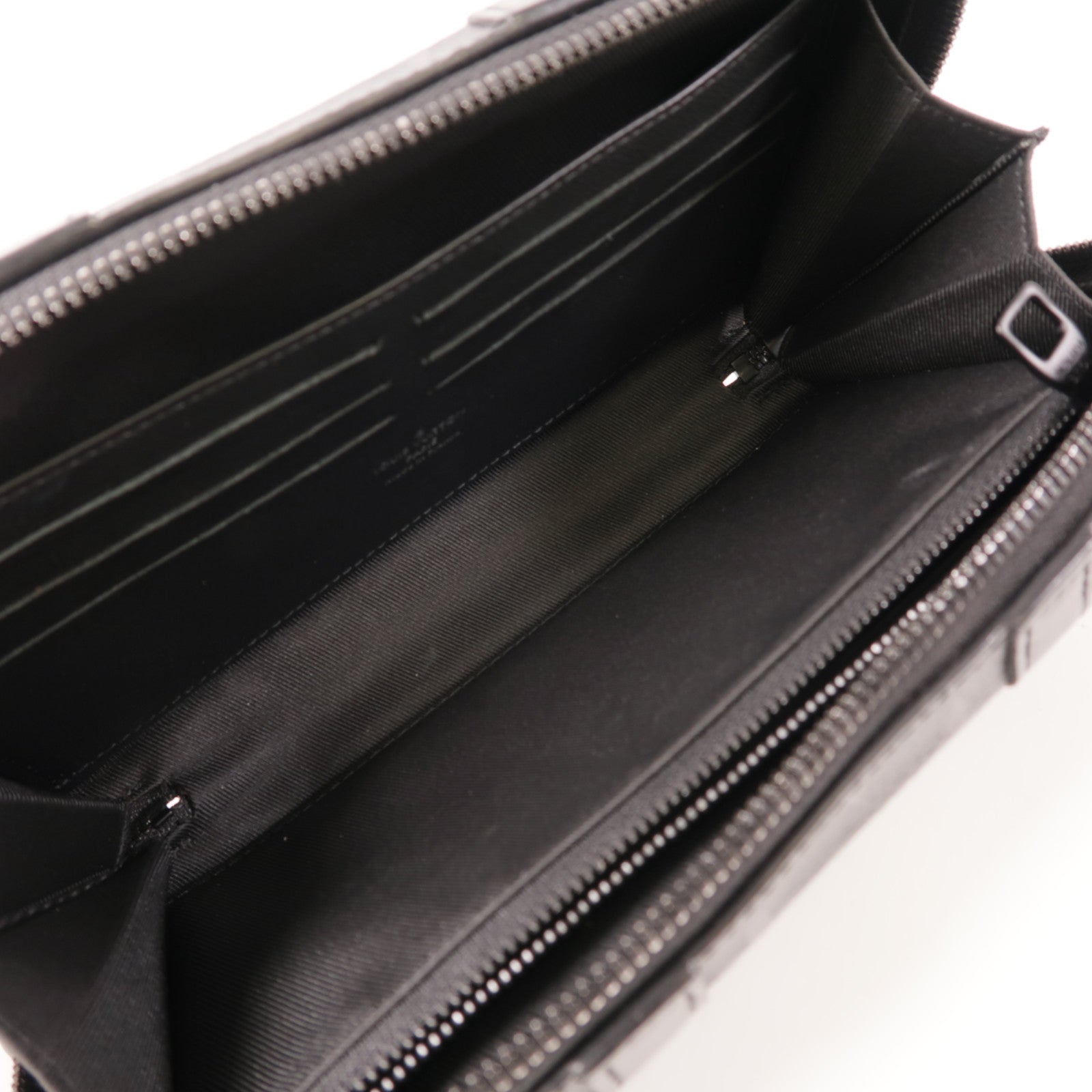 LOUIS VUITTON LV Soft Trunk Wallet Shoulder Bag M69838 Monogram Eclipse Black