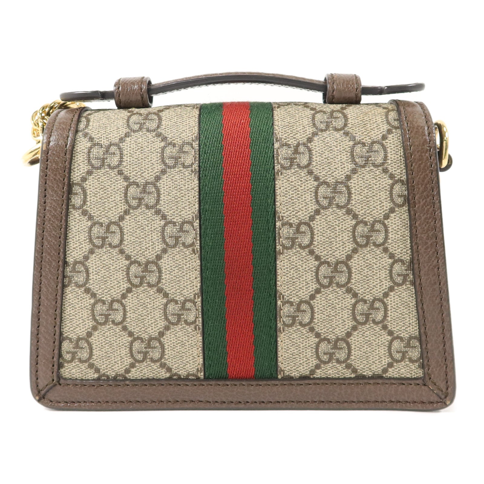 GUCCI 塗層帆布Ophidia Mini手挽肩背兩用袋