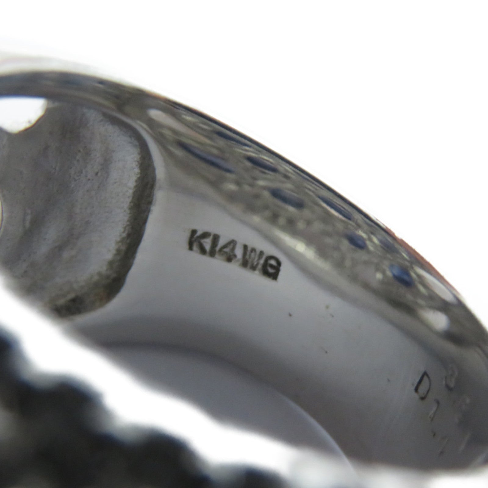 JEWELRY 【激減優惠】14K白金Sapphire Diamond Ring 3.61ct藍寶石/1.48ct鑽石戒指US#6.5