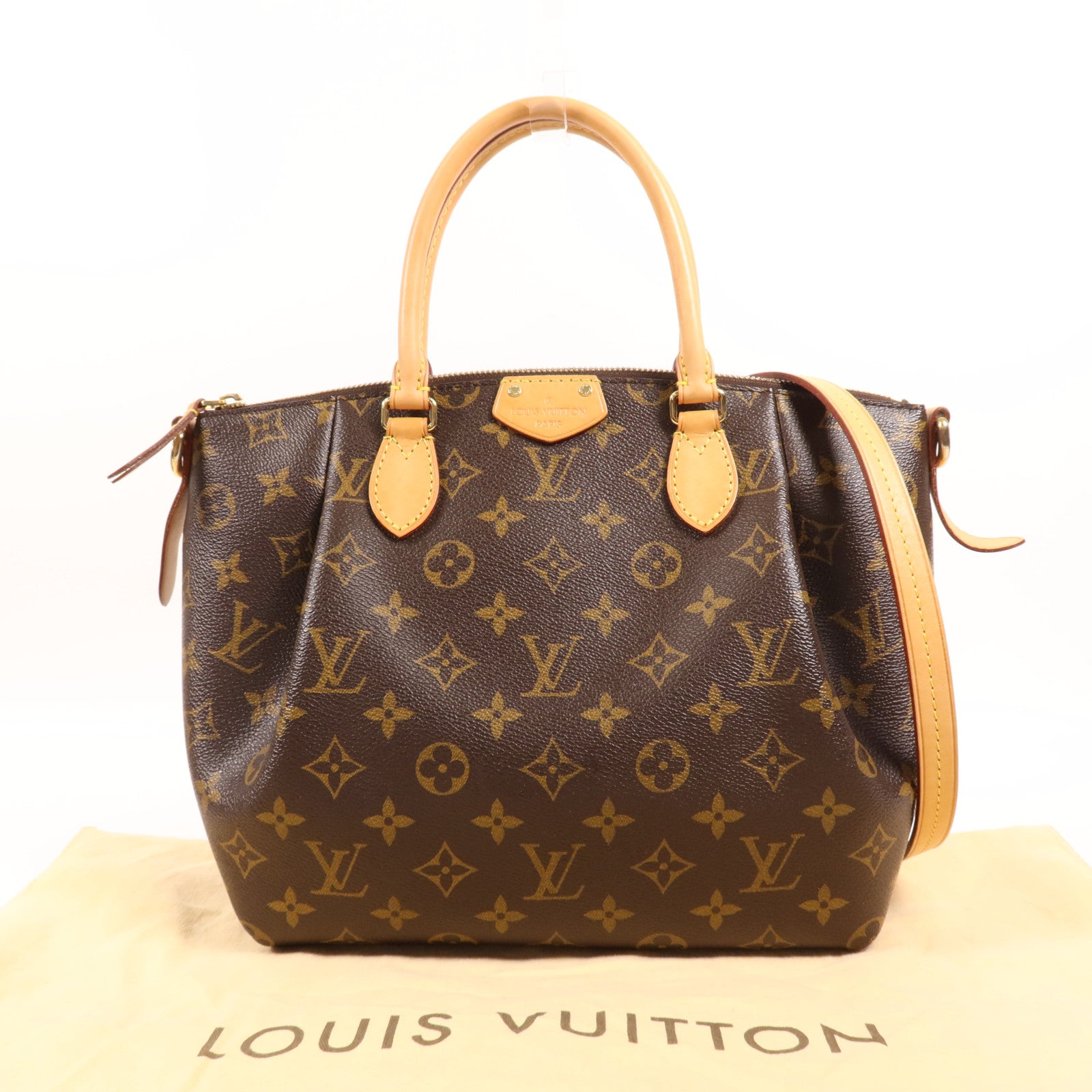 LOUIS VUITTON Monogram Turenne PM金扣手挽肩背兩用袋