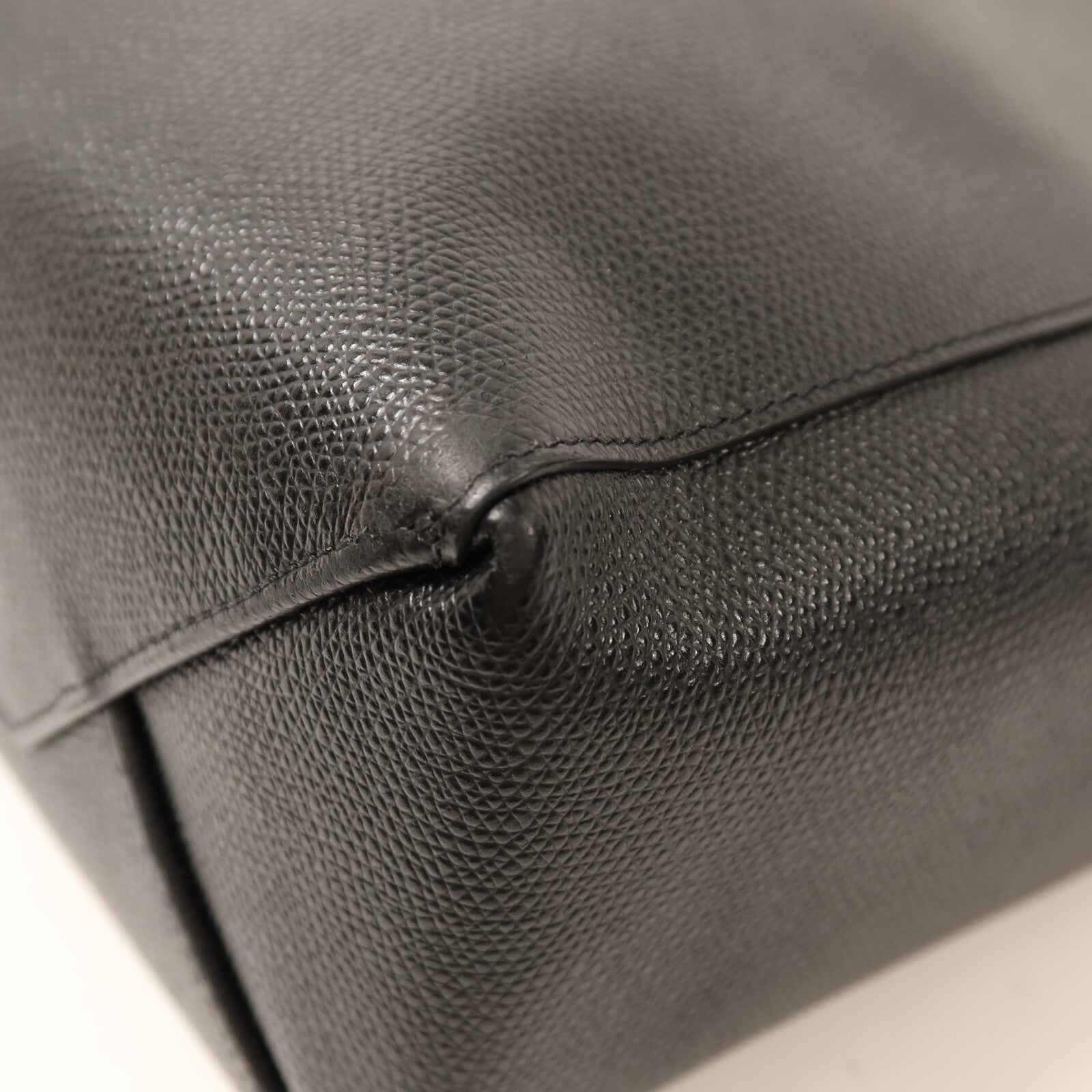 CELINE 牛皮皮革Vertical Cabas Small銀扣手挽肩背兩用袋